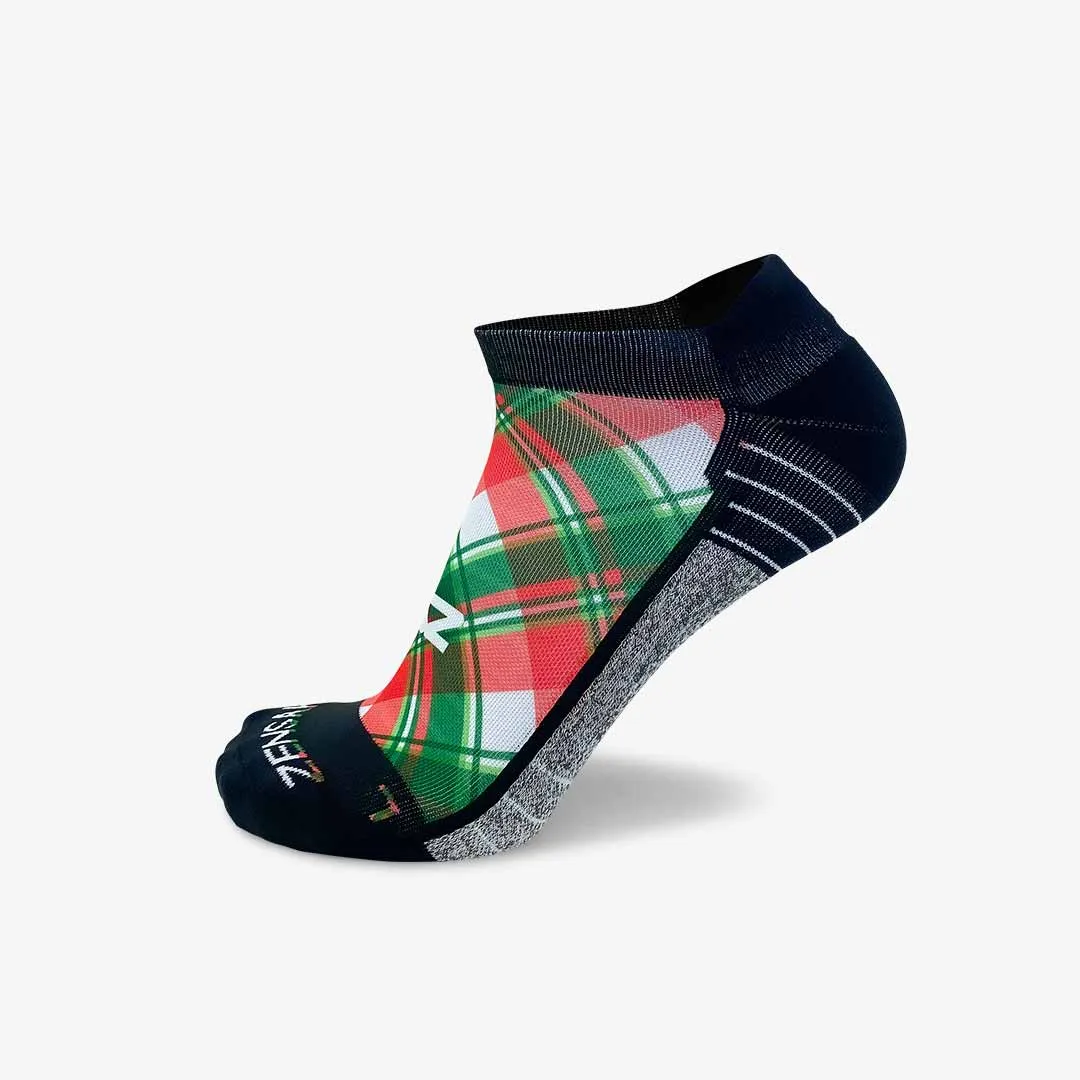 Xmas Plaid Socks (No Show) sold by Zensah