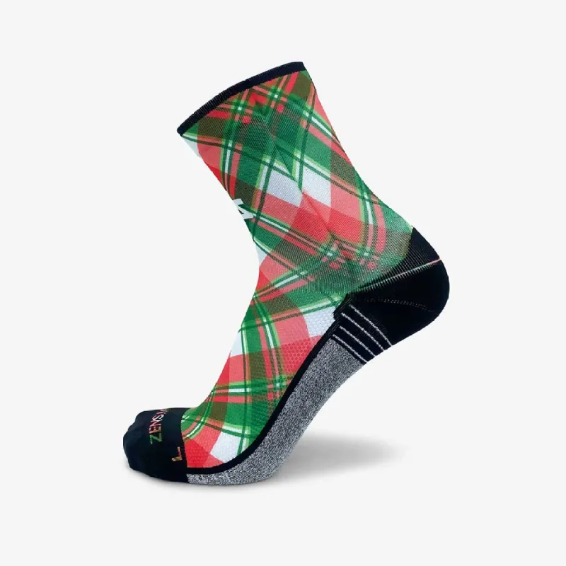 Xmas Plaid Socks (Mini Crew) sold by Zensah