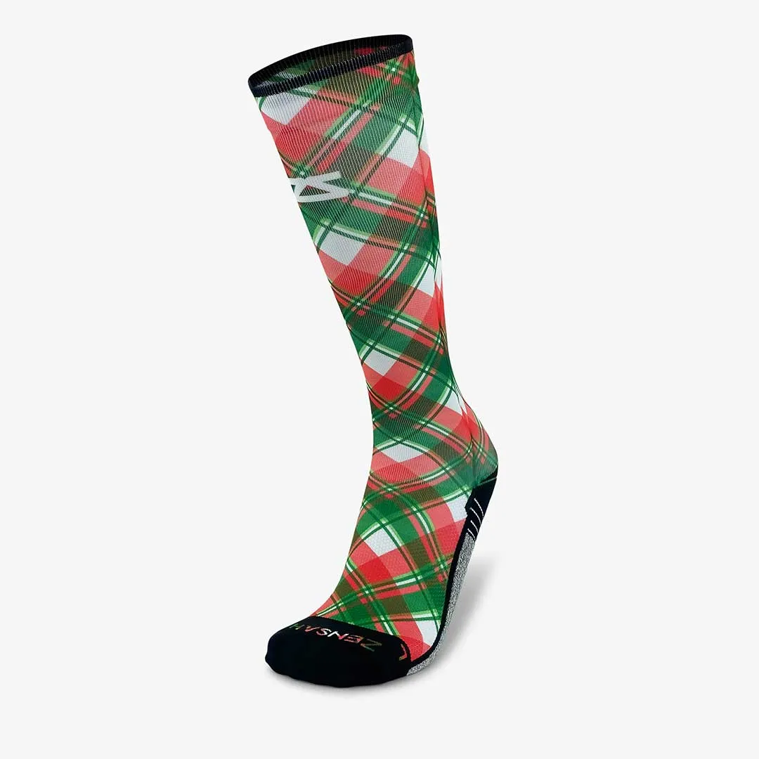 Xmas Plaid Compression Socks (Knee-High) sold by Zensah product image thumbnail 4