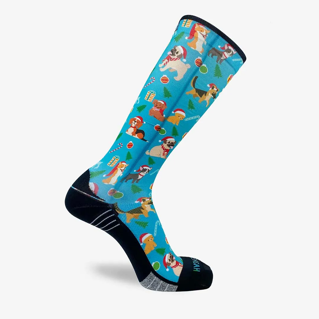 Santa Dogs Compression Socks (Knee-High) sold by Zensah product image thumbnail 3