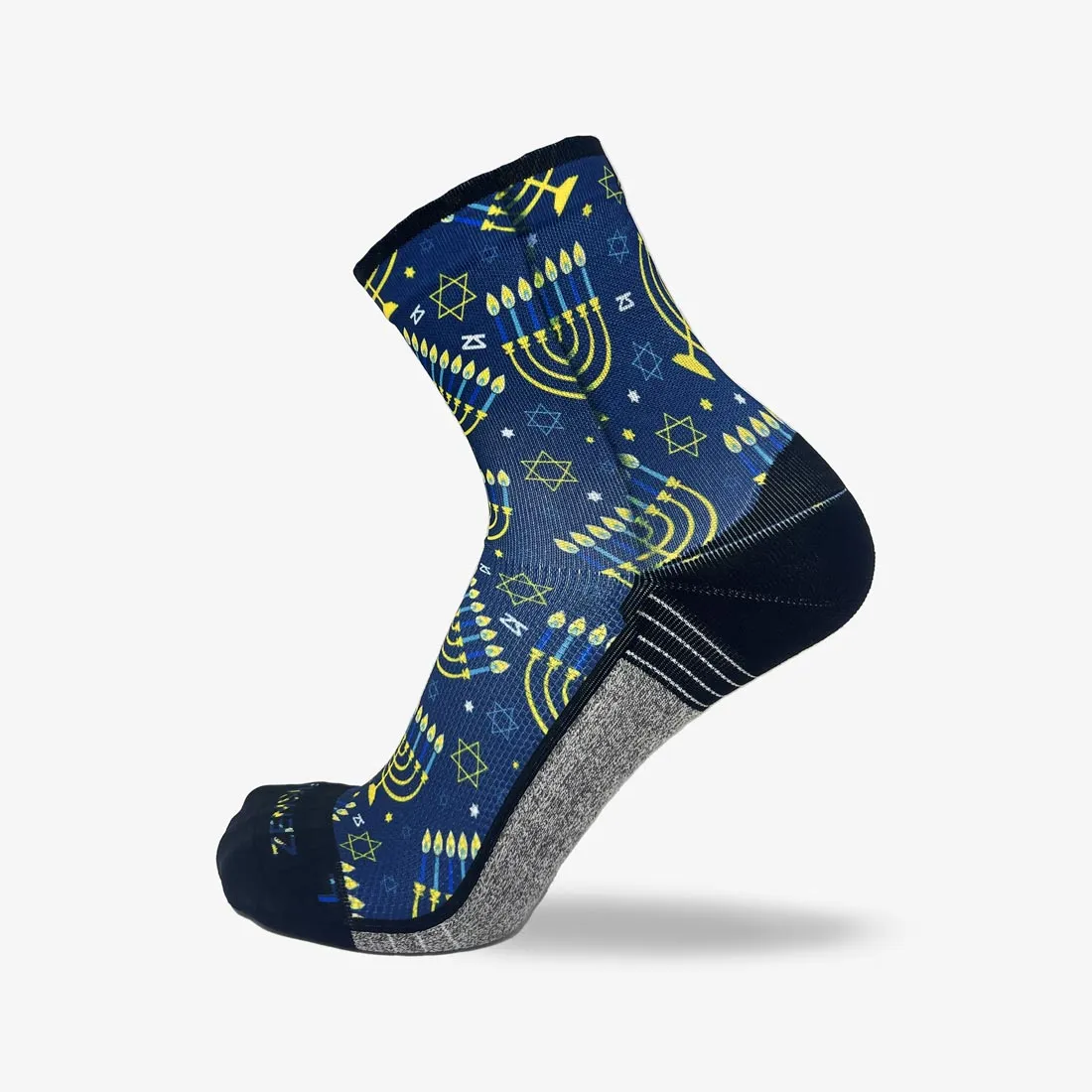 Menorahs and Stars Socks (Mini-Crew) sold by Zensah