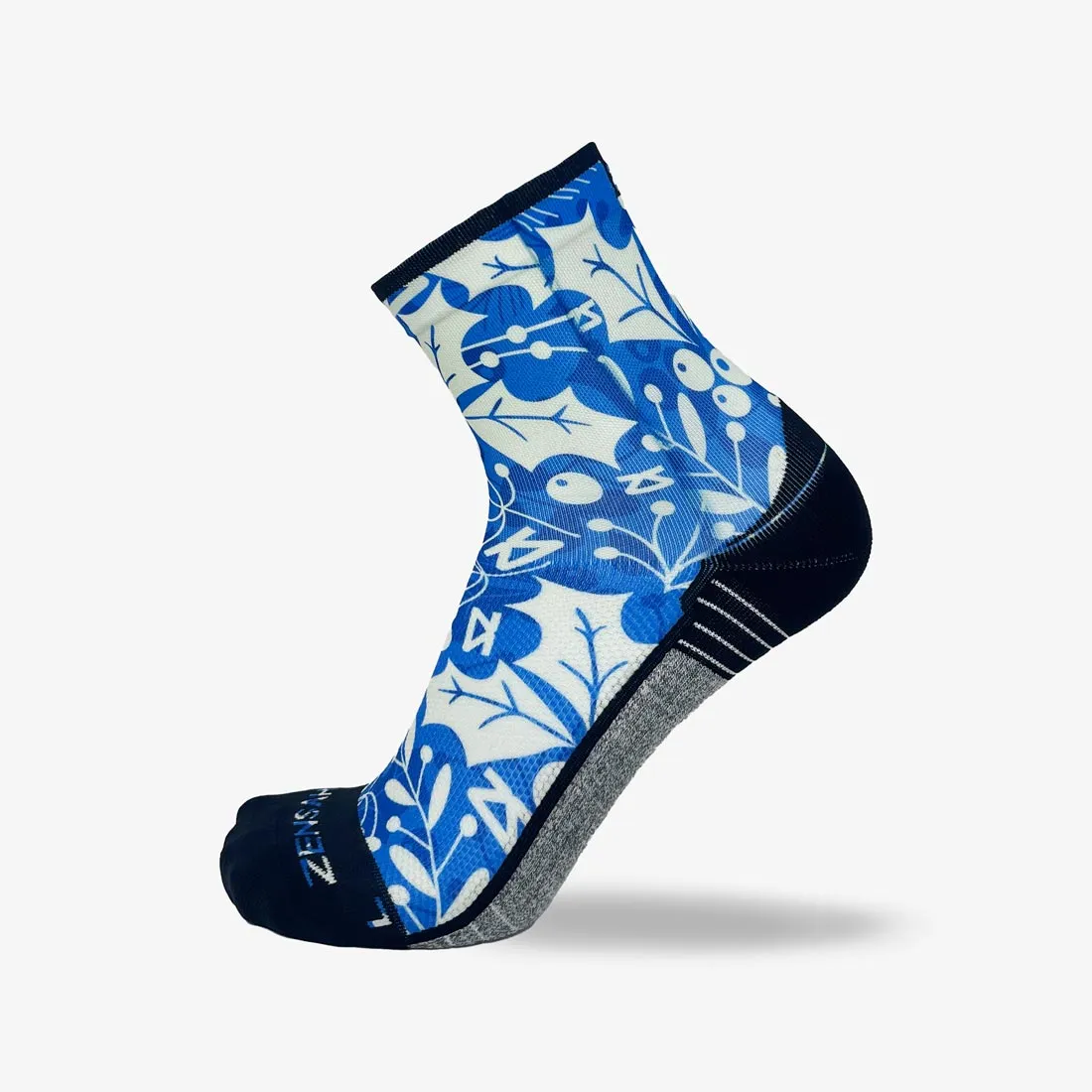 Holly Leaves Socks (Mini-Crew) sold by Zensah