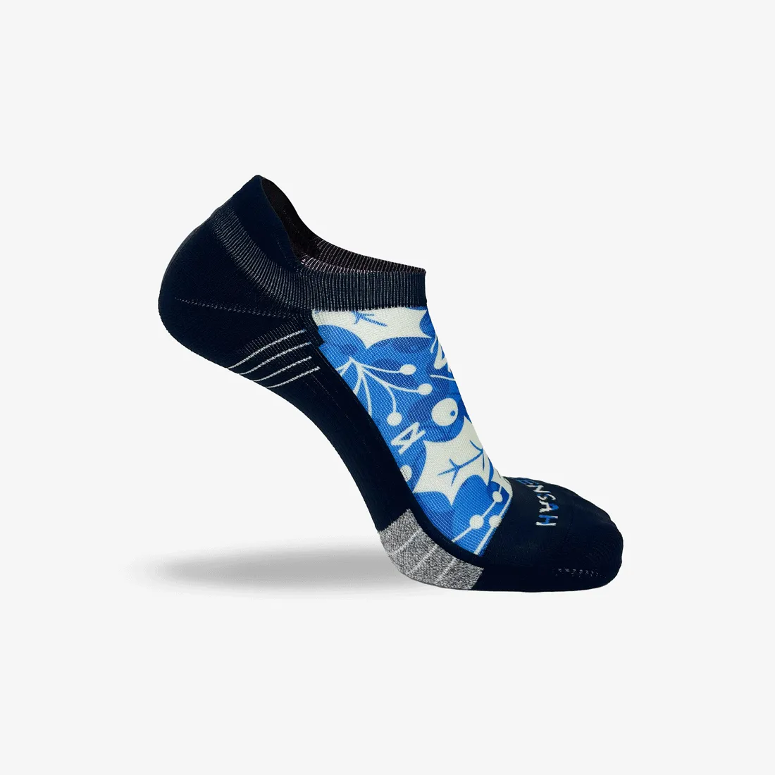 Holly Leaves Running Socks (No Show) sold by Zensah product image thumbnail 3