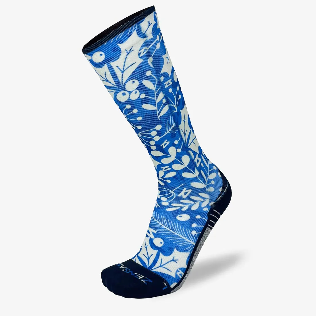 Holly Leaves Compression Socks (Knee-High) sold by Zensah product image thumbnail 2