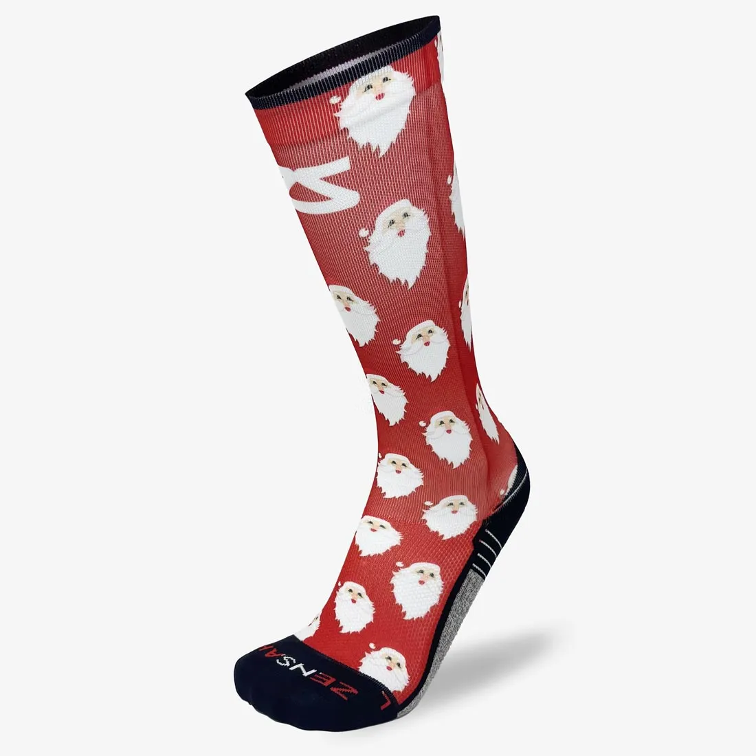 Santa Faces Compression Socks (Knee-High) sold by Zensah product image thumbnail 2
