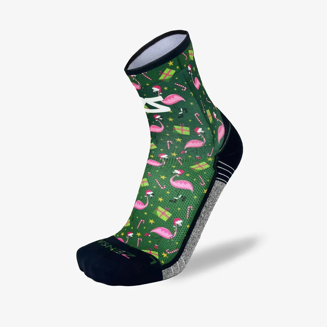 Flamingo Santas Socks (Mini-Crew) sold by Zensah product image thumbnail 2