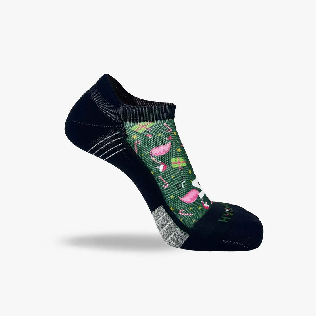 Flamingo Santas Running Socks (No Show) sold by Zensah product image thumbnail 3