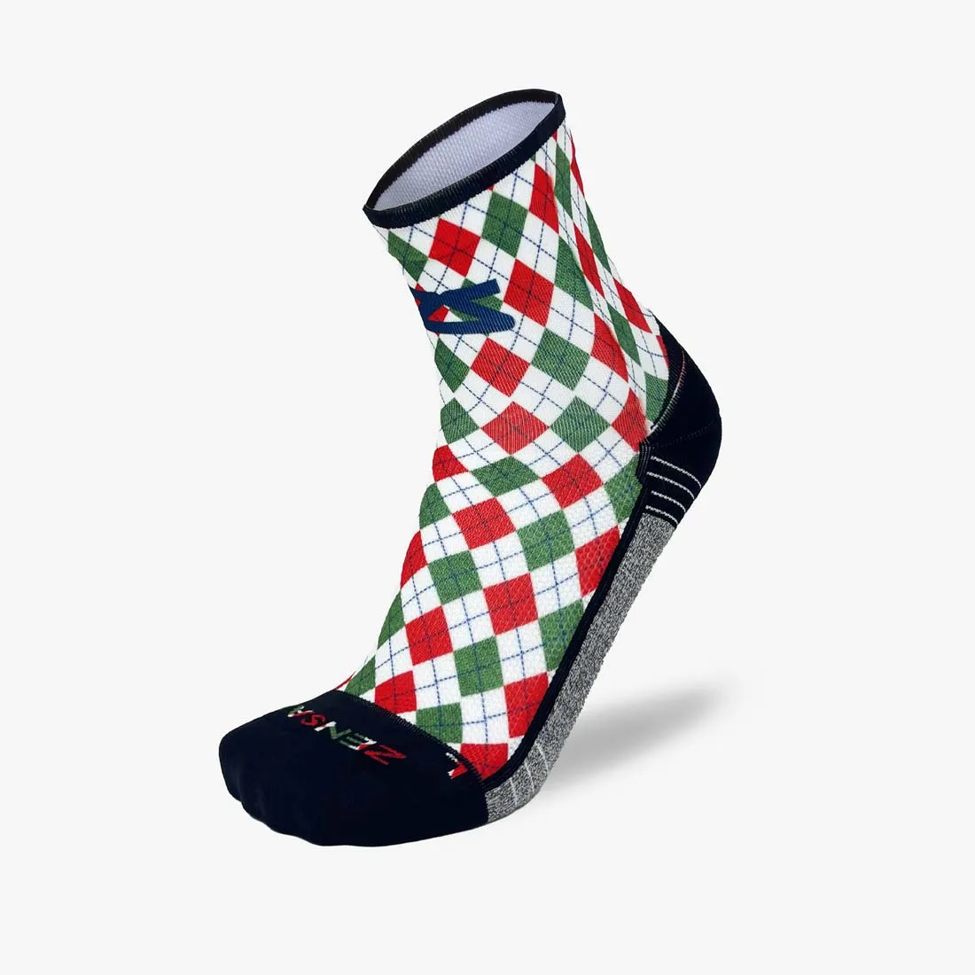 Holiday Argyle Socks (Mini-Crew) sold by Zensah product image thumbnail 2