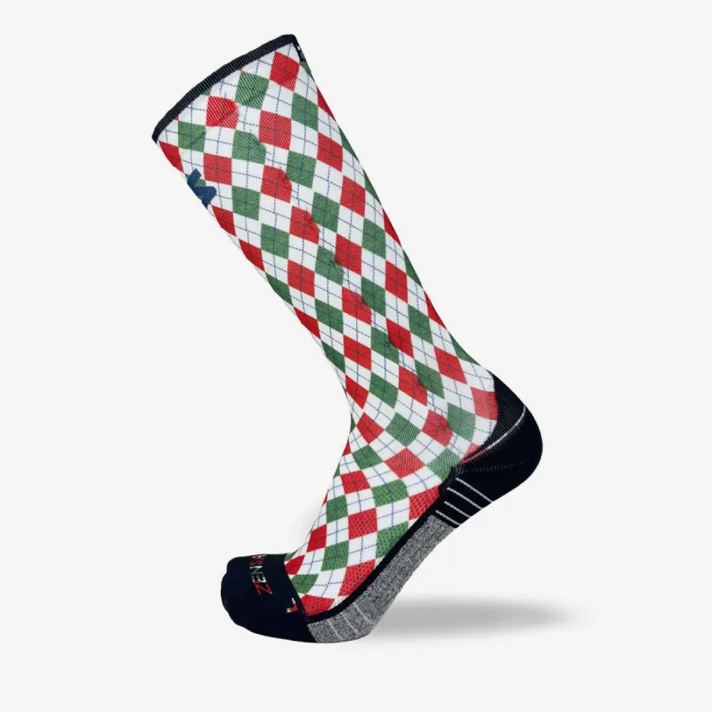 Holiday Argyle Compression Socks (Knee-High) sold by Zensah
