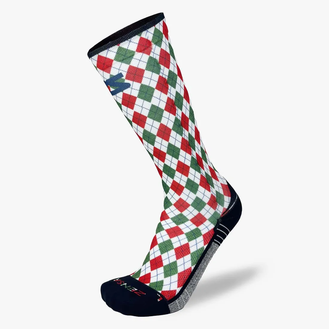 Holiday Argyle Compression Socks (Knee-High) sold by Zensah product image thumbnail 2