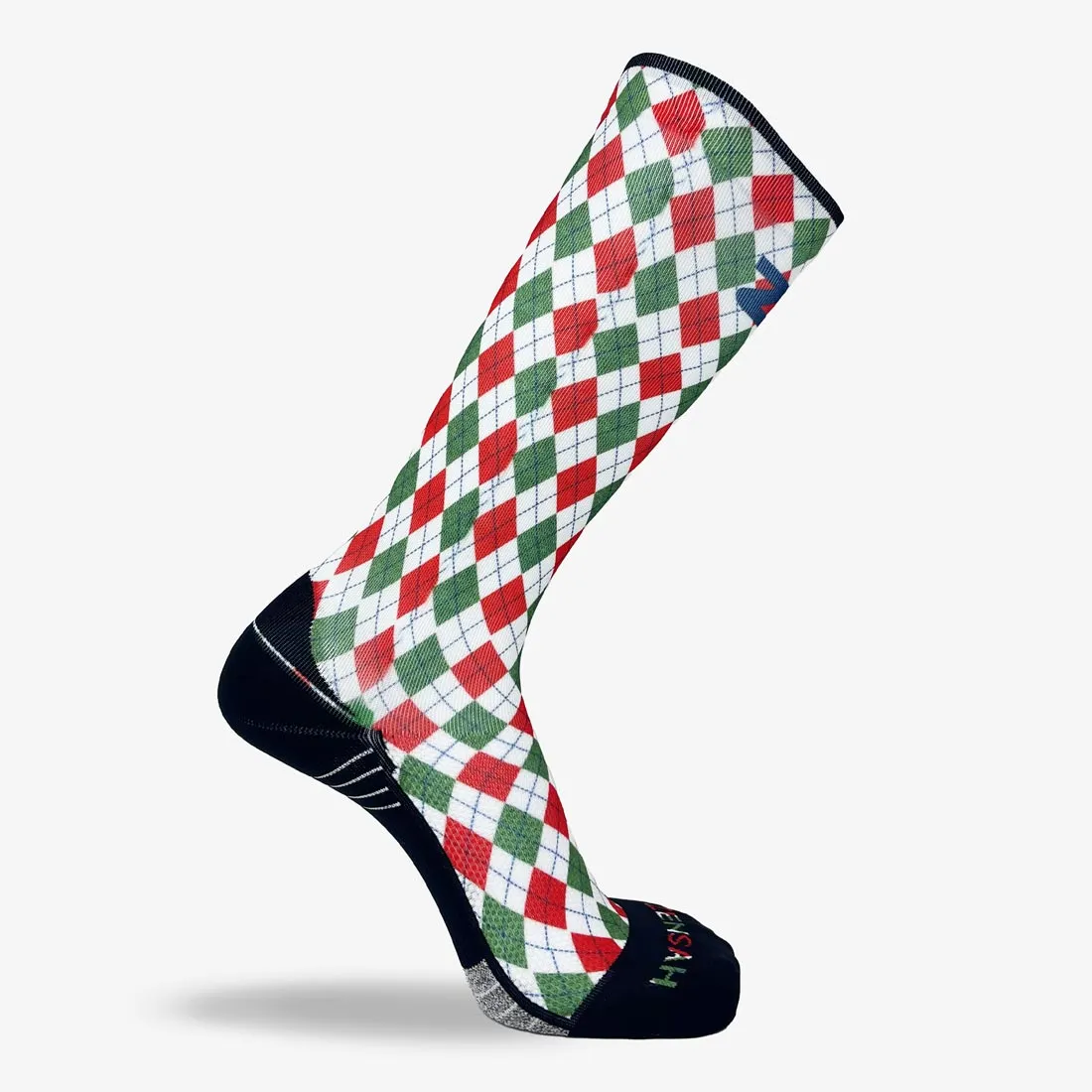 Holiday Argyle Compression Socks (Knee-High) sold by Zensah product image thumbnail 3