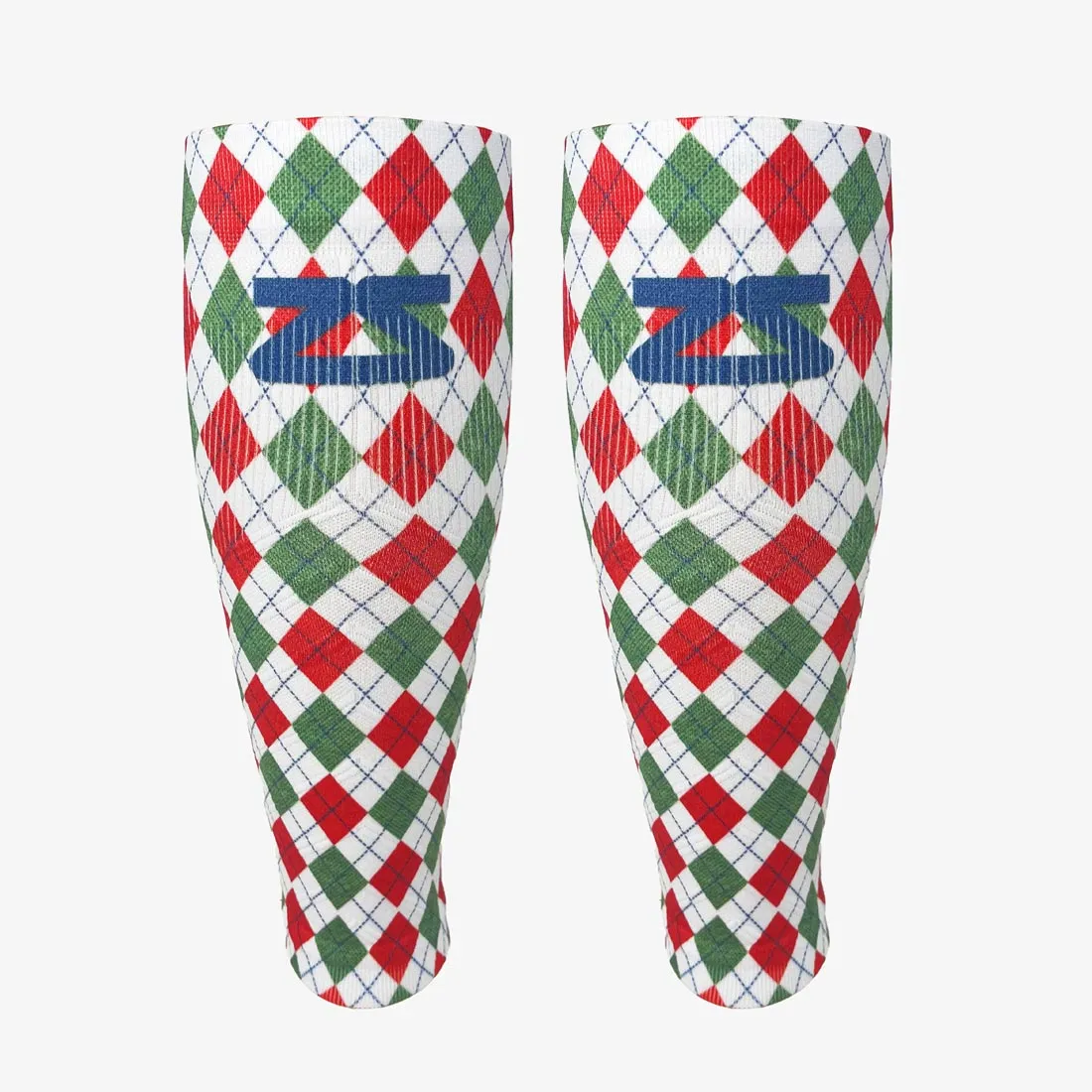 Holiday Argyle Compression Leg Sleeves sold by Zensah