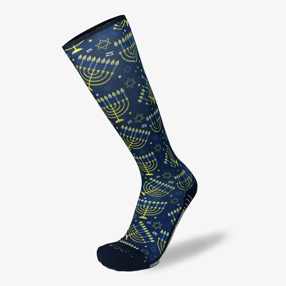 Menorahs and Stars Compression Socks (Knee-High) sold by Zensah product image thumbnail 2