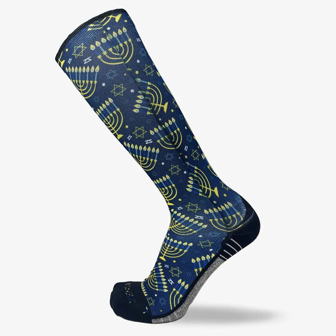 Menorahs and Stars Compression Socks (Knee-High) sold by Zensah