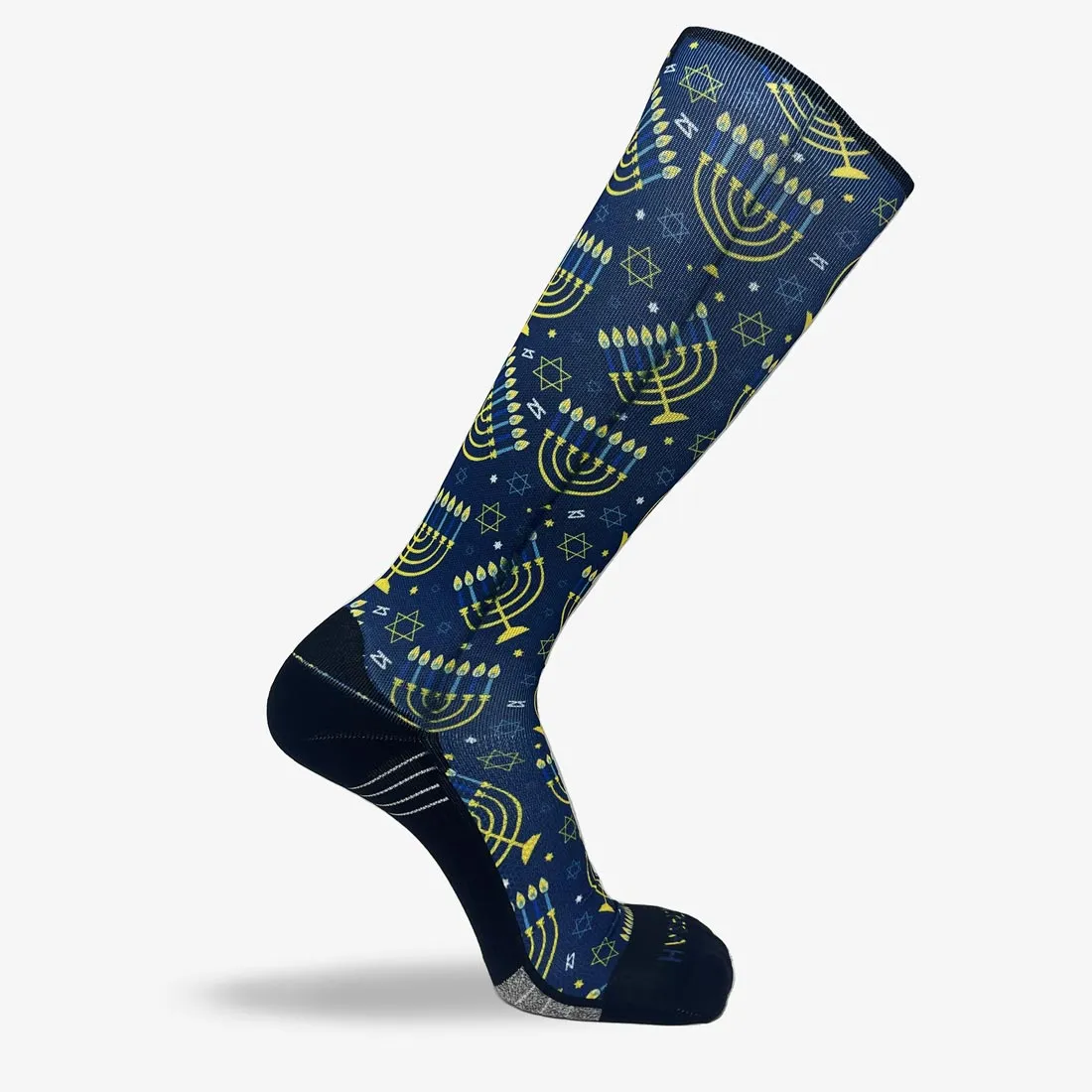 Menorahs and Stars Compression Socks (Knee-High) sold by Zensah product image thumbnail 3