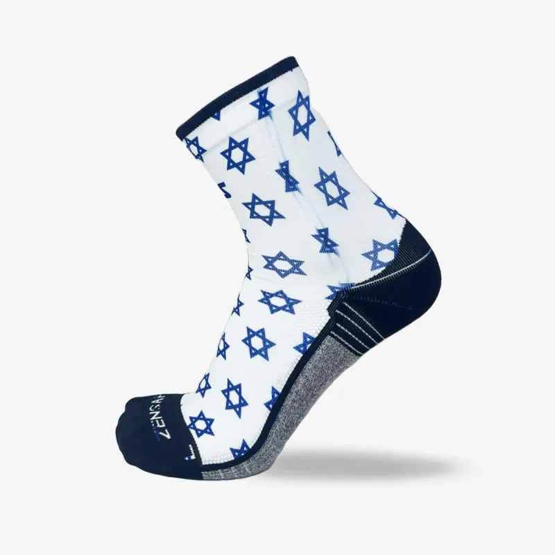 Classic Star of David Socks (Mini-Crew) sold by Zensah