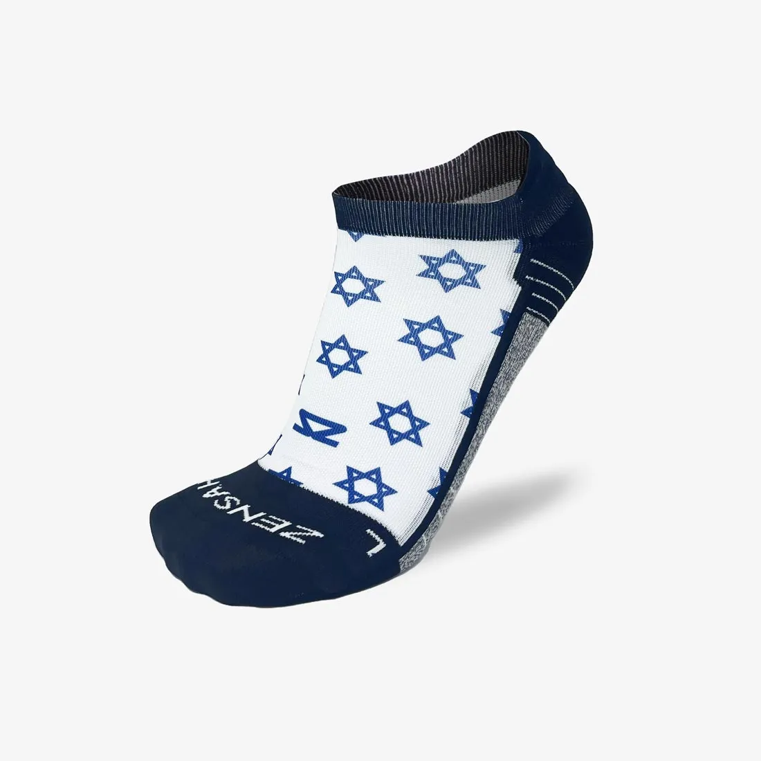 Classic Star of David Running Socks (No Show) sold by Zensah product image thumbnail 2