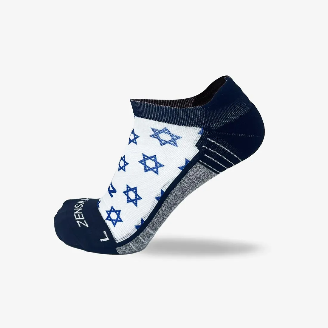 Classic Star of David Running Socks (No Show) sold by Zensah