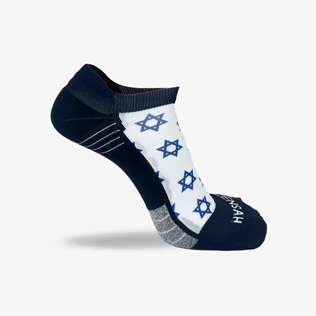 Classic Star of David Running Socks (No Show) sold by Zensah product image thumbnail 3