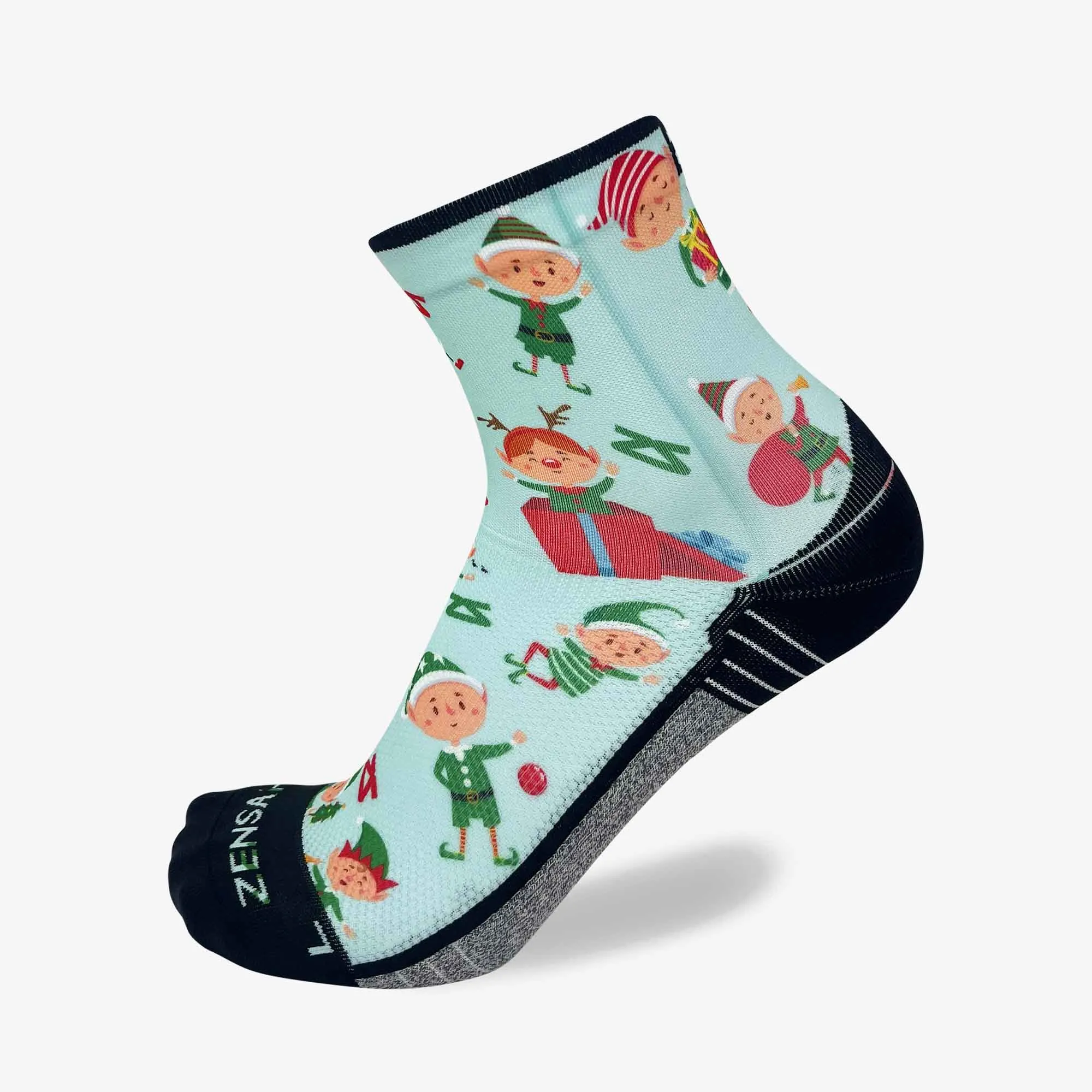 Elf Helpers Socks (Mini-Crew) sold by Zensah