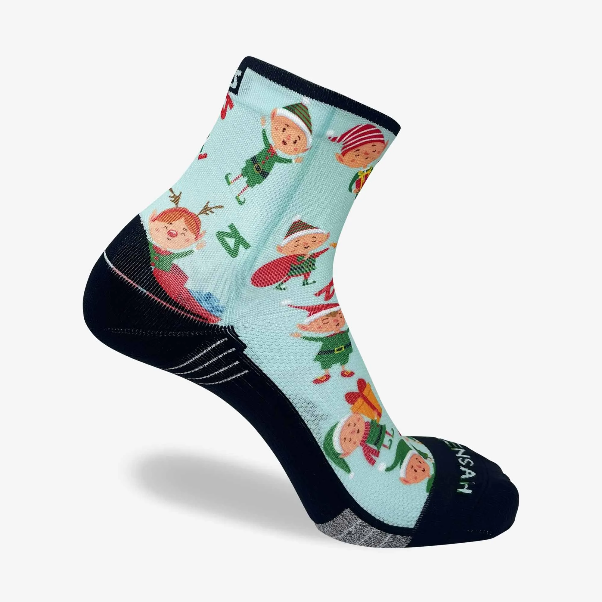 Elf Helpers Socks (Mini-Crew) sold by Zensah product image thumbnail 3