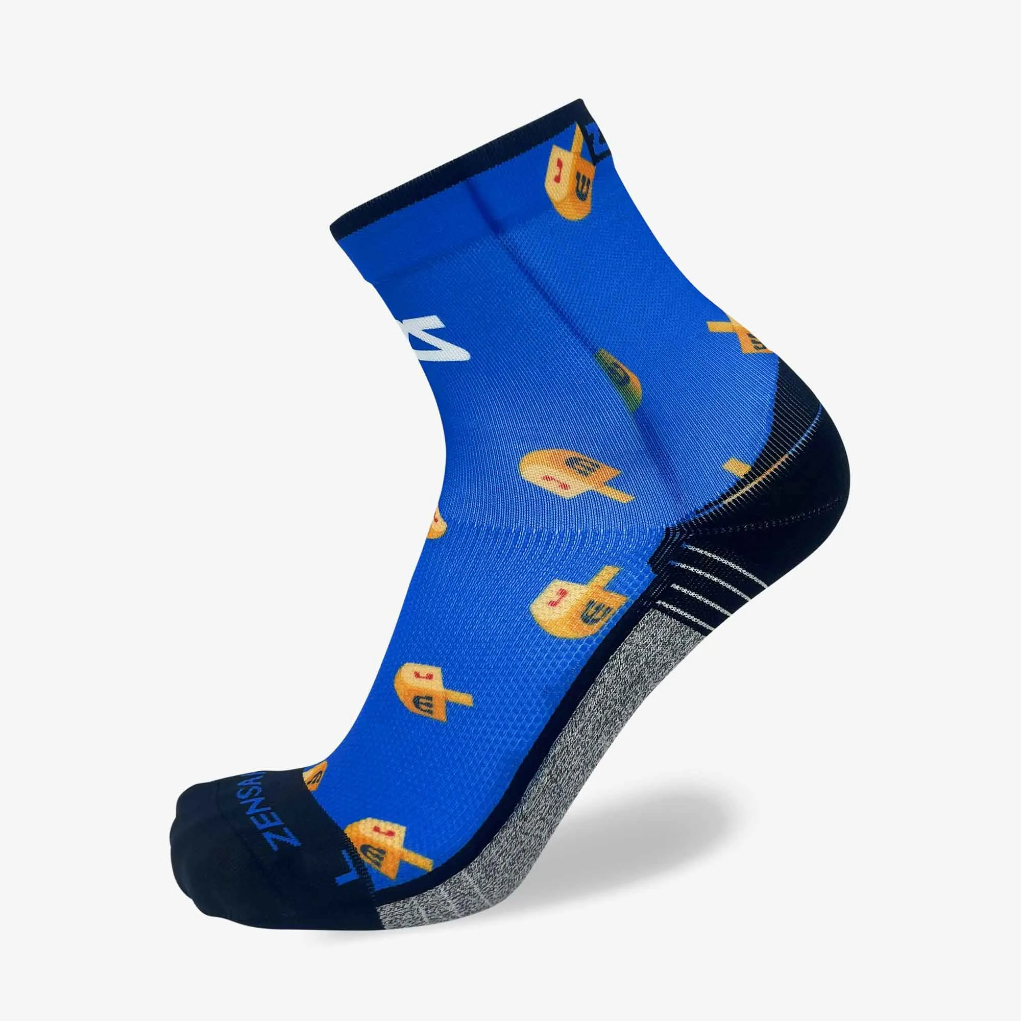 Dreidels Running Socks (Mini-Crew) sold by Zensah