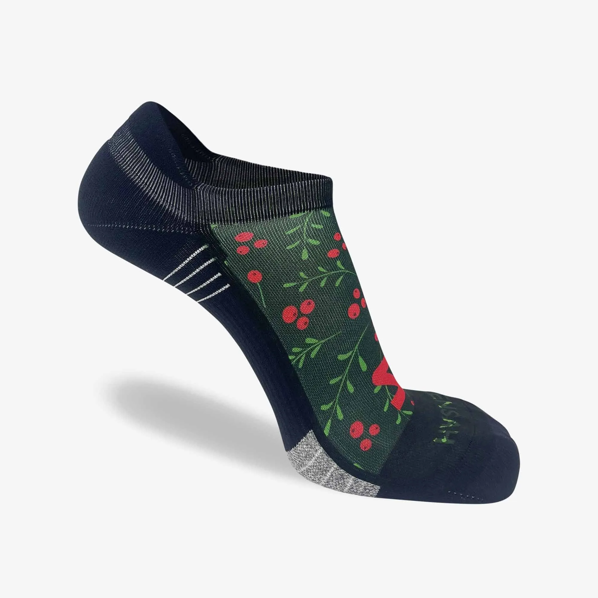 Mistletoe Running Socks (No-Show) sold by Zensah product image thumbnail 3