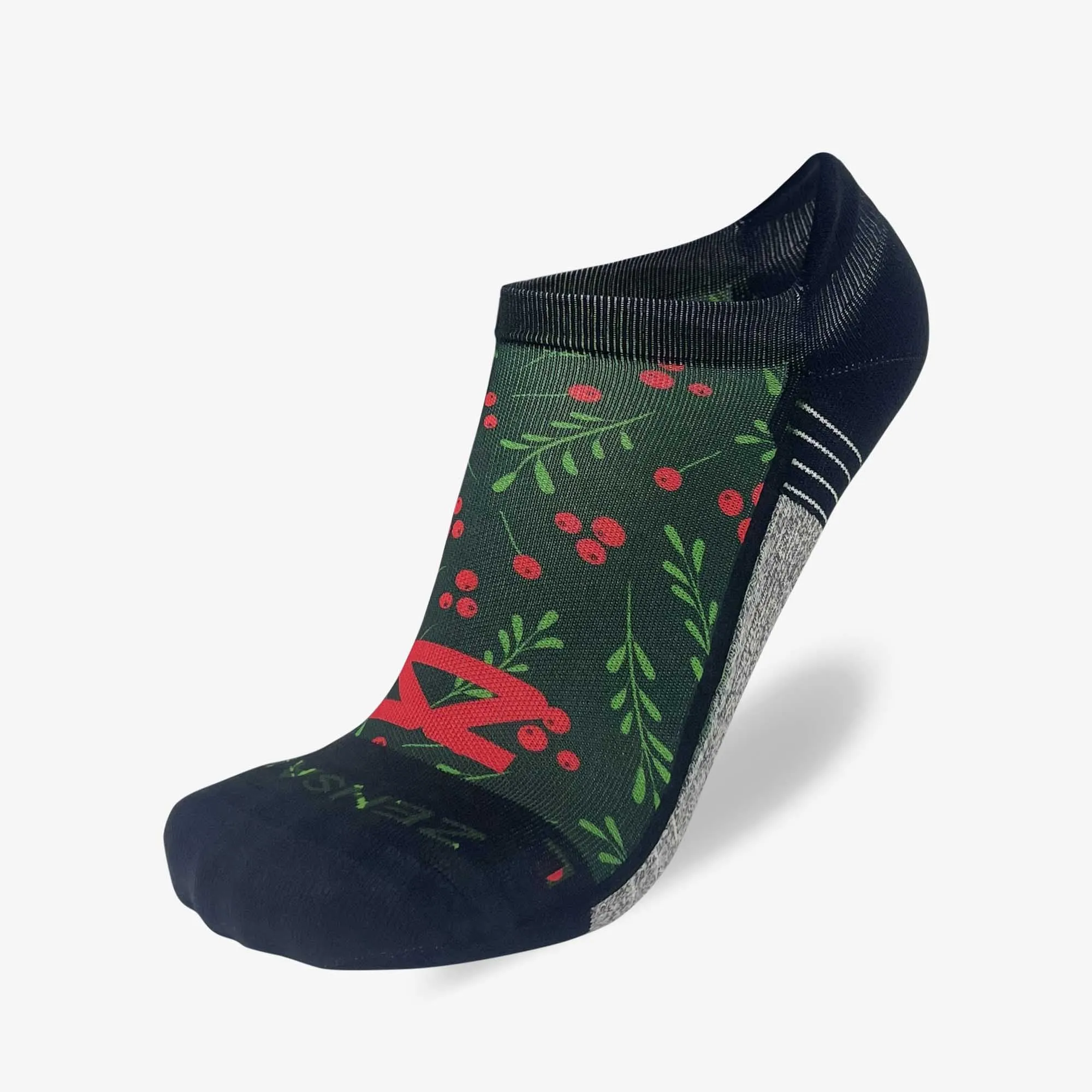 Mistletoe Running Socks (No-Show) sold by Zensah product image thumbnail 2
