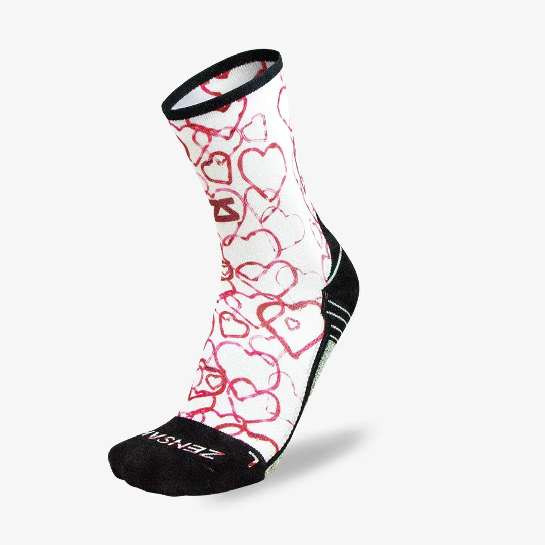 Abstract Hearts Socks (Mini Crew) sold by Zensah product image thumbnail 2