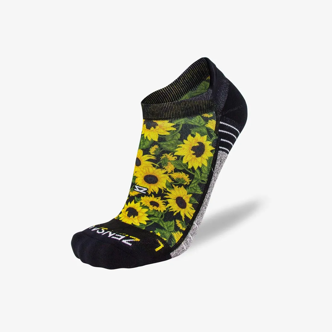 Sunflowers Running Socks (No Show) sold by Zensah product image thumbnail 2