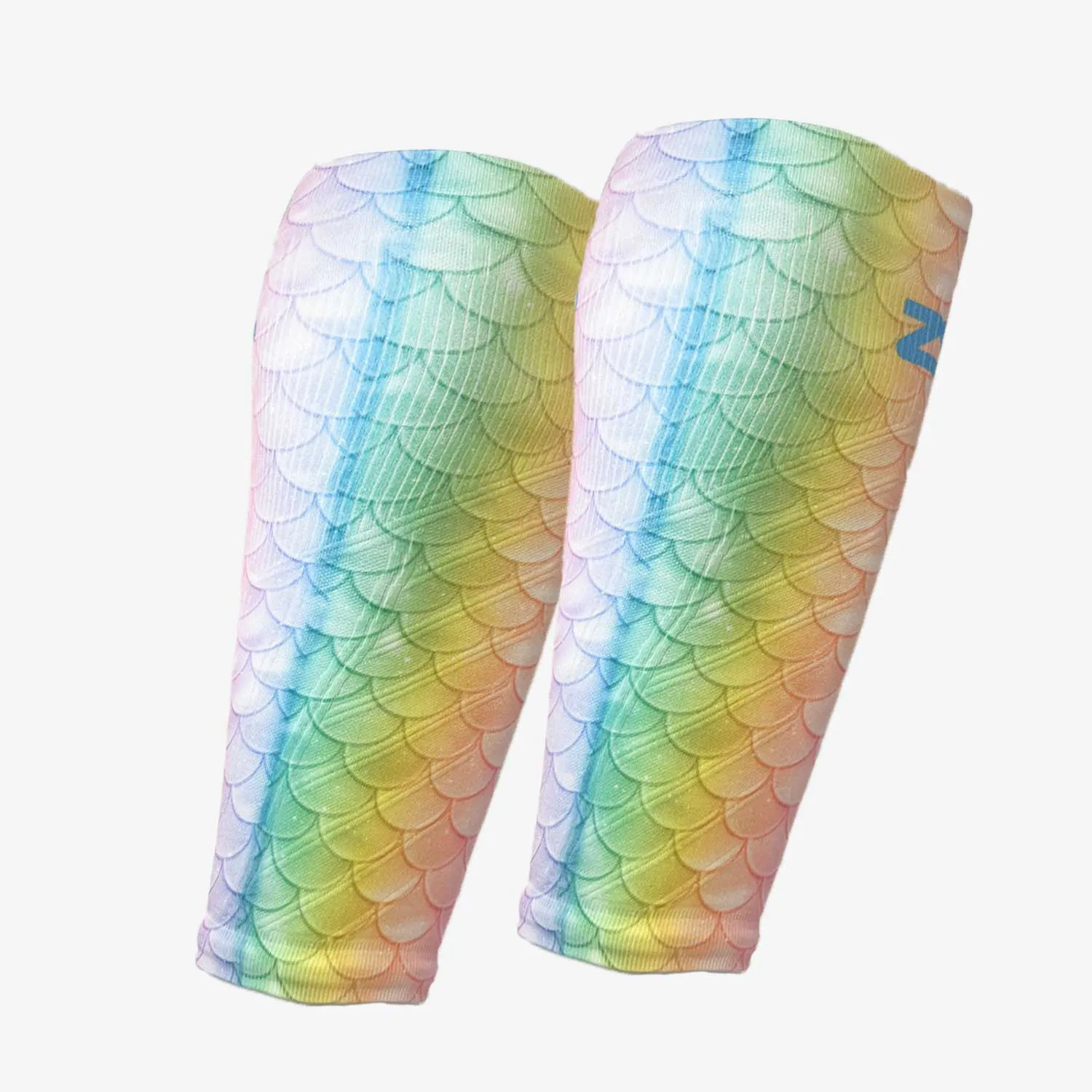 Rainbow Mermaid Tail Compression Leg Sleeves sold by Zensah product image thumbnail 2