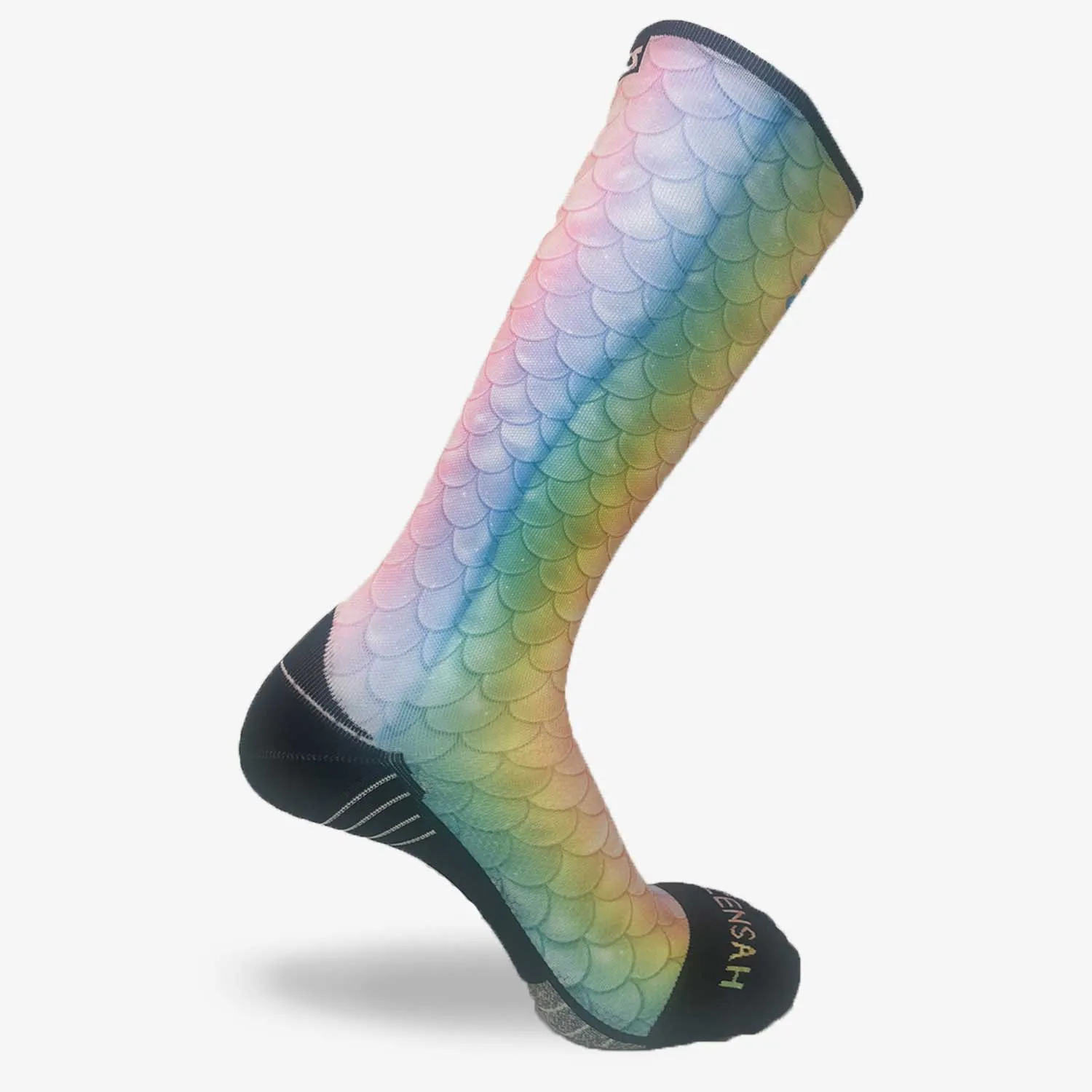 Rainbow Mermaid Tail Compression Socks (Knee-High) sold by Zensah product image thumbnail 3