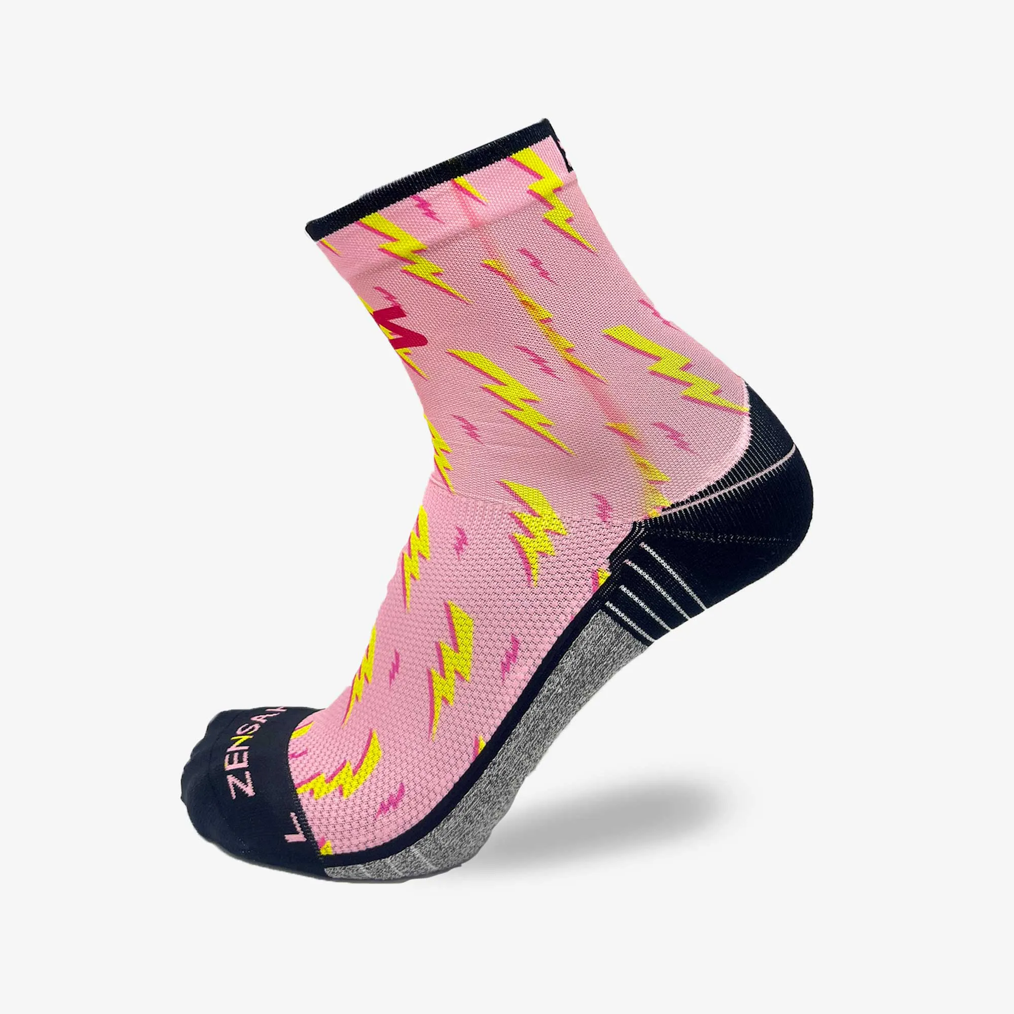 Lightning Bolts Socks (Mini-Crew) sold by Zensah