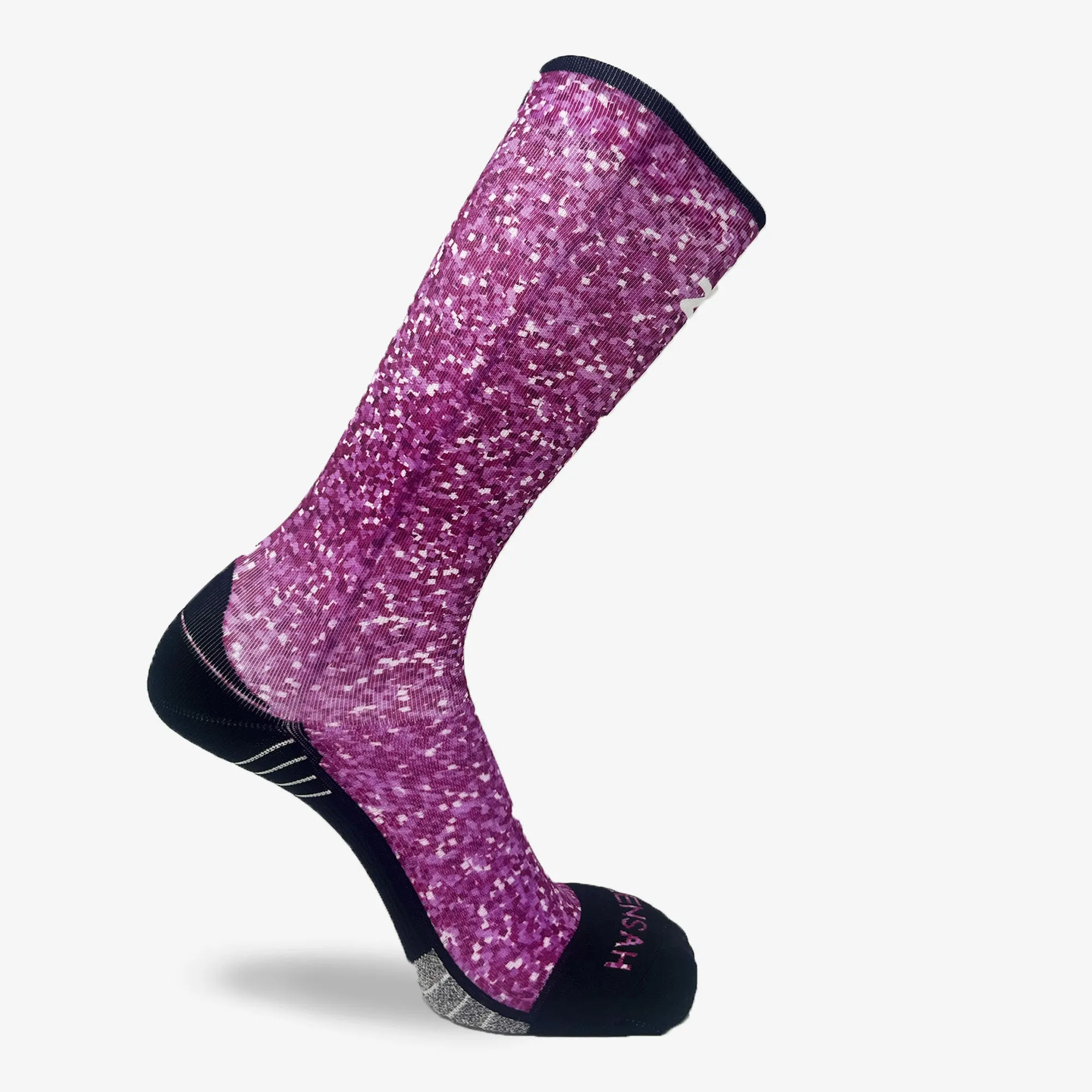 Pink Glitter Compression Socks (Knee-High) sold by Zensah product image thumbnail 2