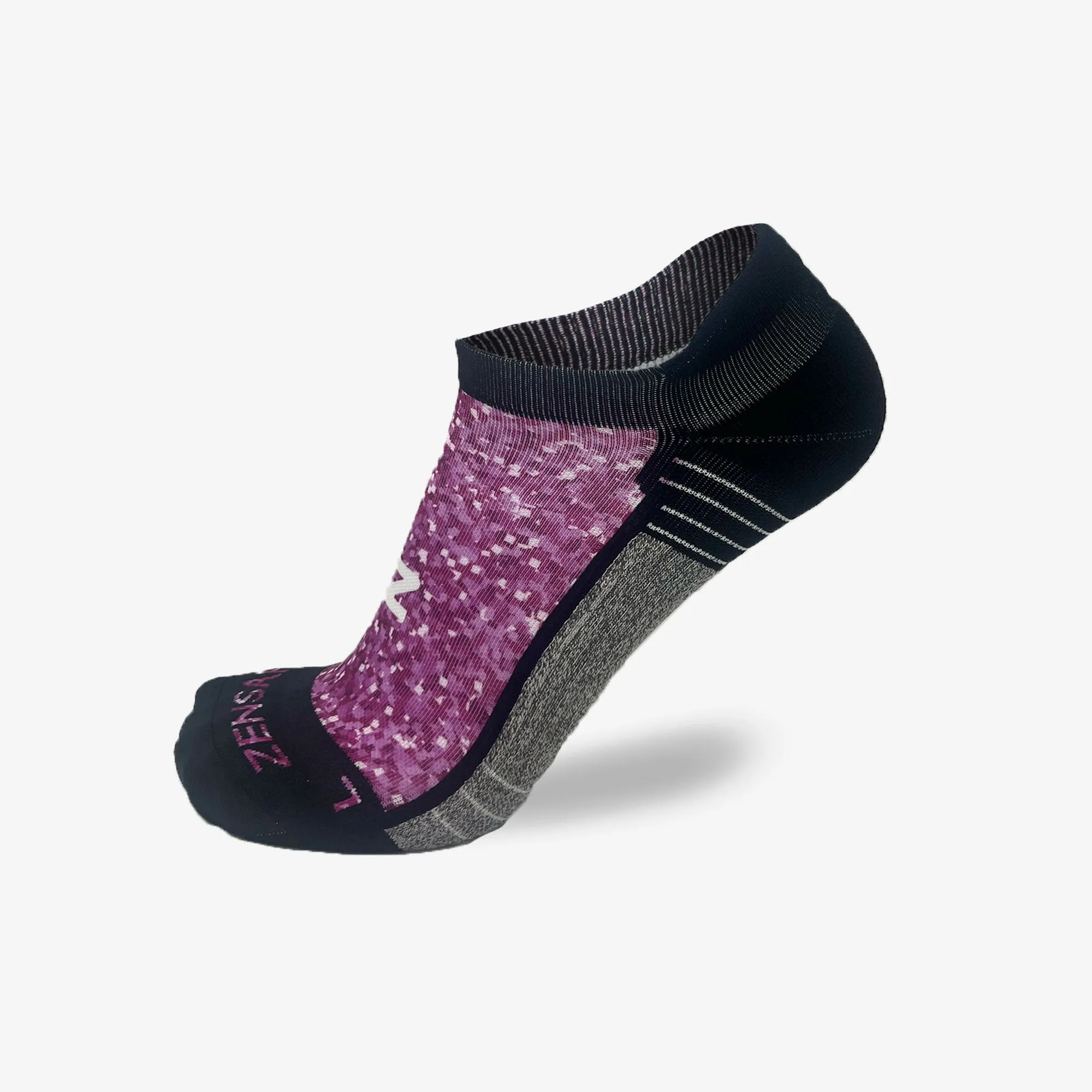 Pink Glitter Socks (No Show) sold by Zensah
