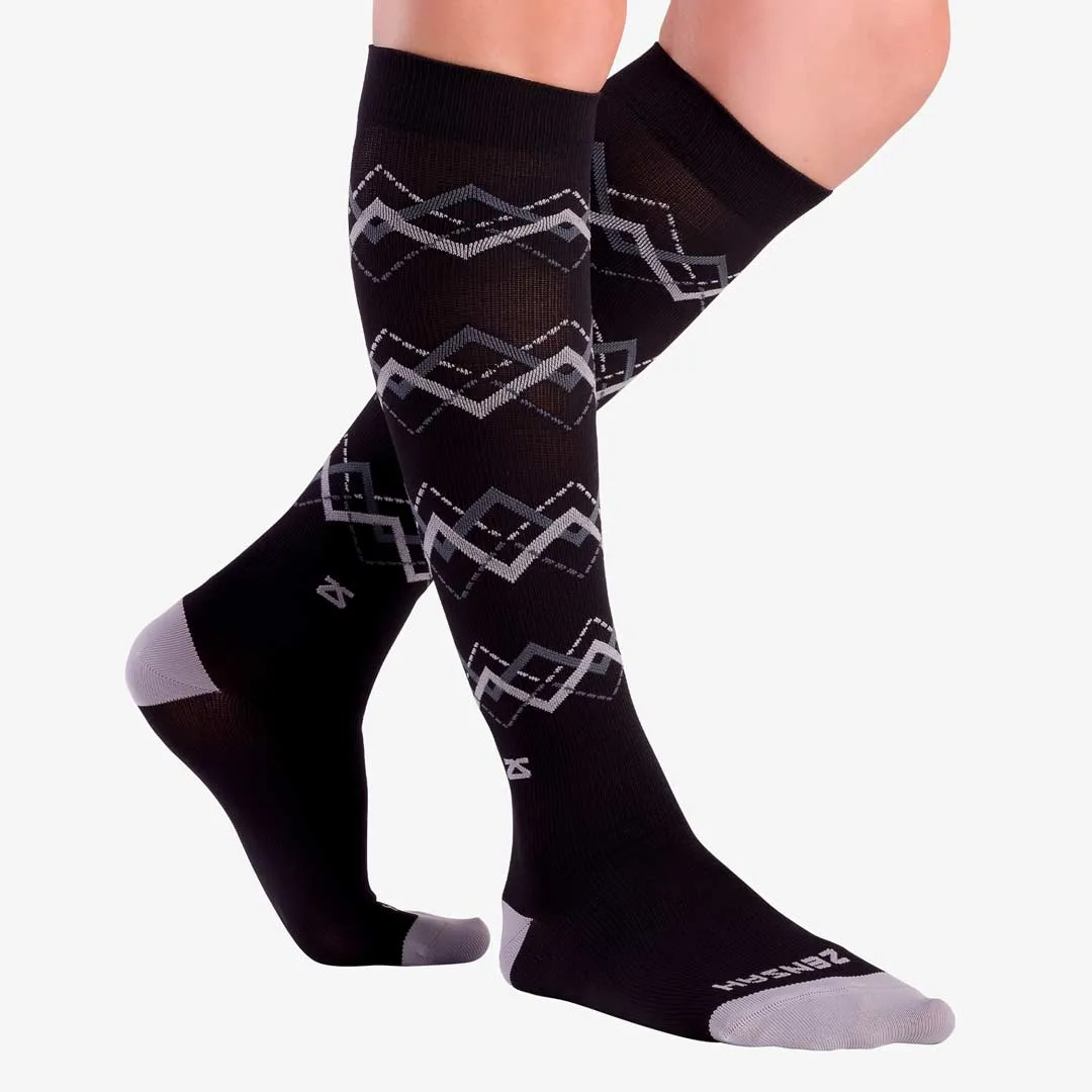 Chevron Argyle Compression Socks sold by Zensah product image thumbnail 2