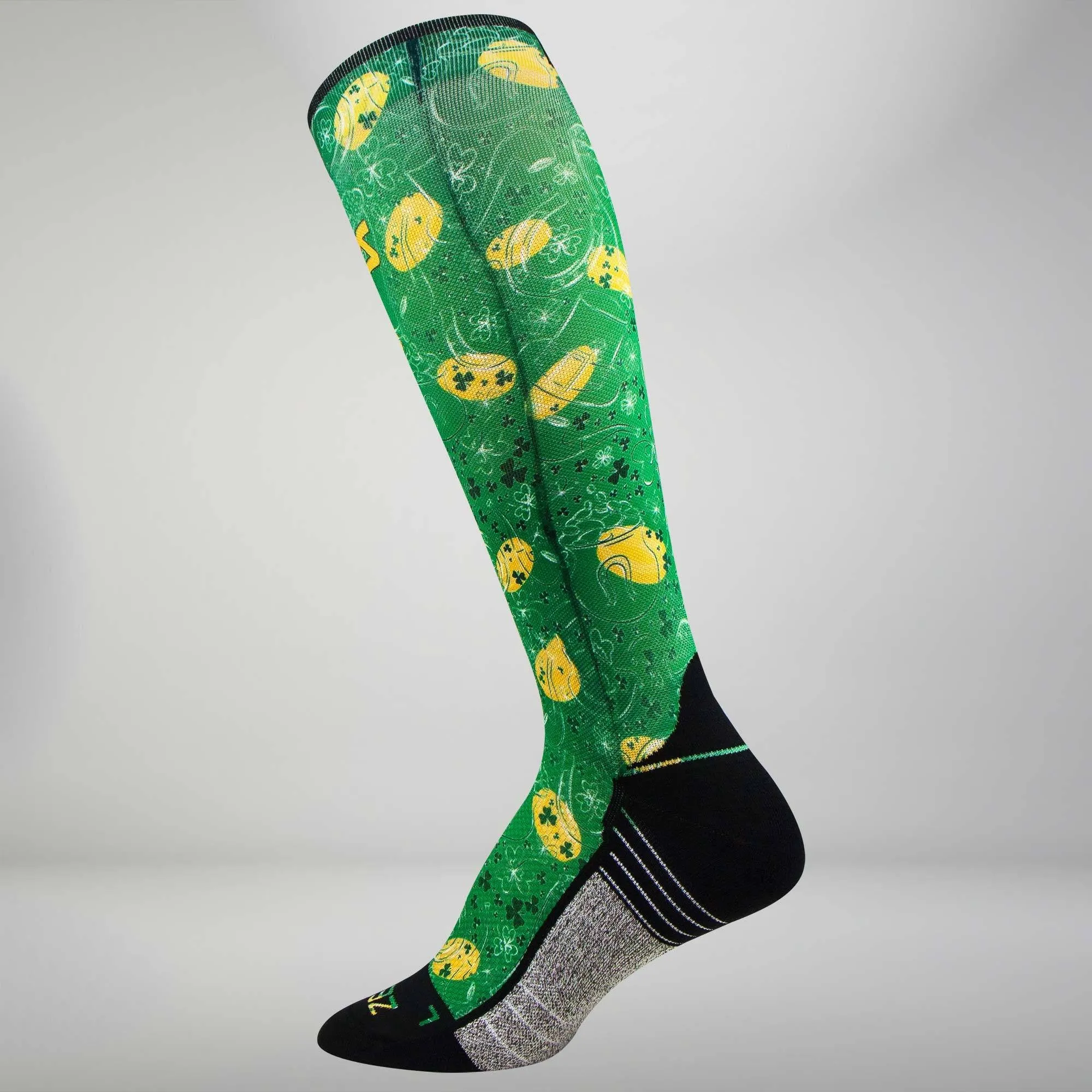 St Patrick's Doodle Compression Socks (Knee-High) sold by Zensah product image thumbnail 3