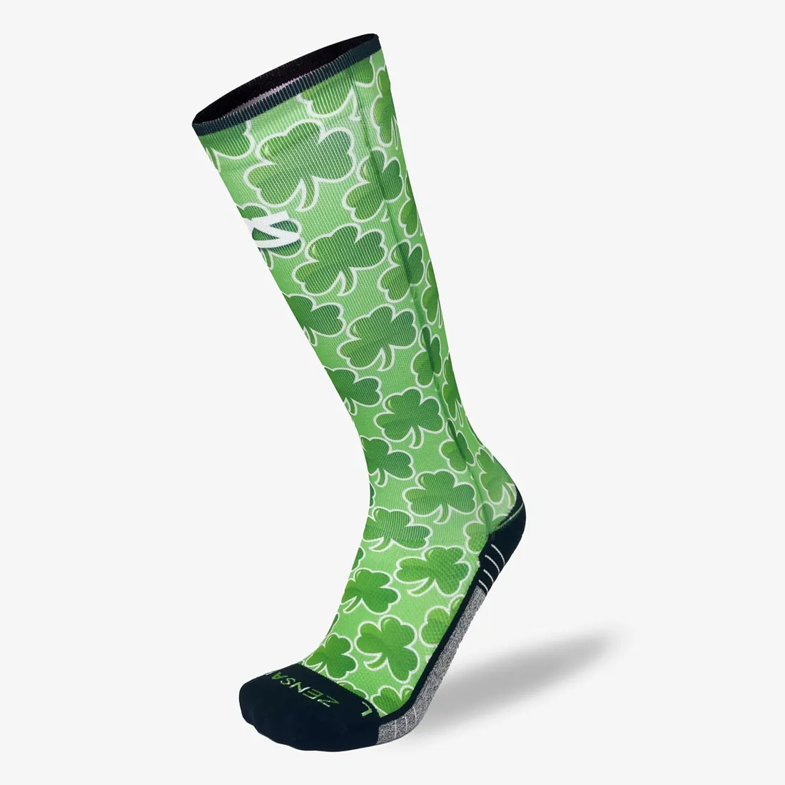 Classic Shamrocks Compression Socks (Knee-High) sold by Zensah product image thumbnail 2