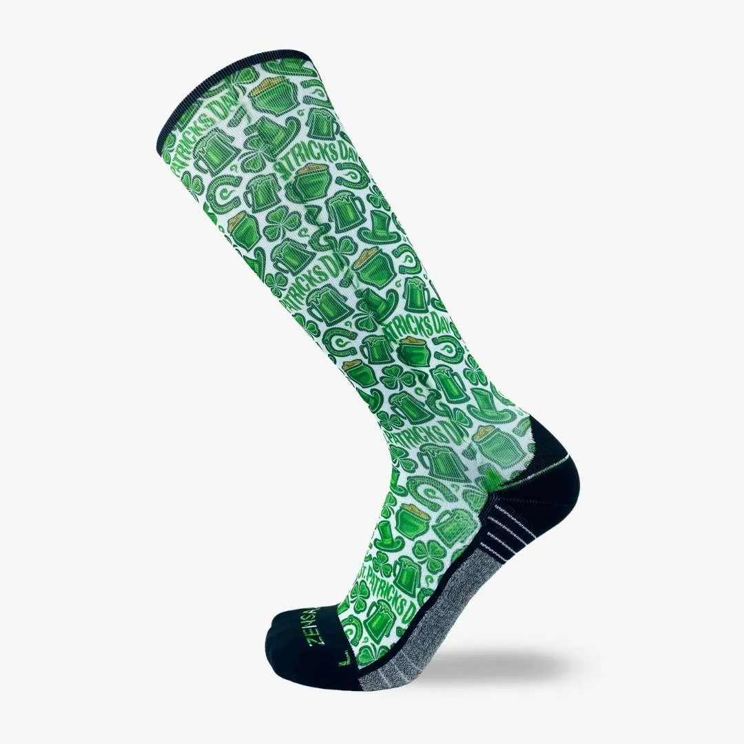 Clovers and Beer Compression Socks (Knee-High) sold by Zensah