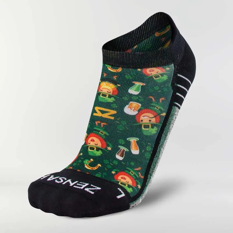 Happy Leprechauns Running Socks (No Show) sold by Zensah product image thumbnail 2