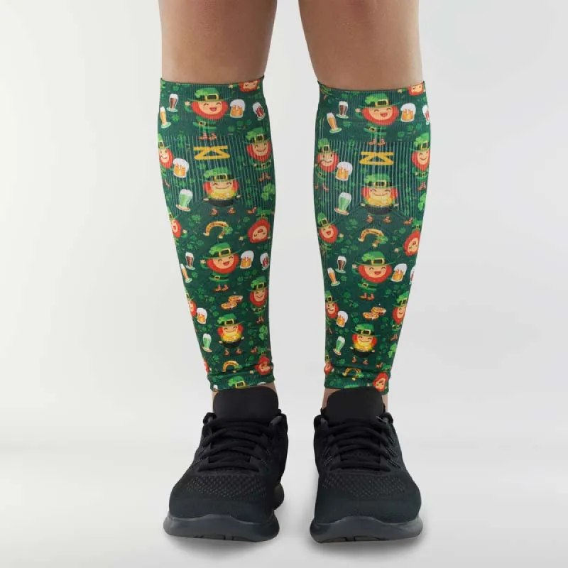 Happy Leprechauns Compression Leg Sleeve sold by Zensah