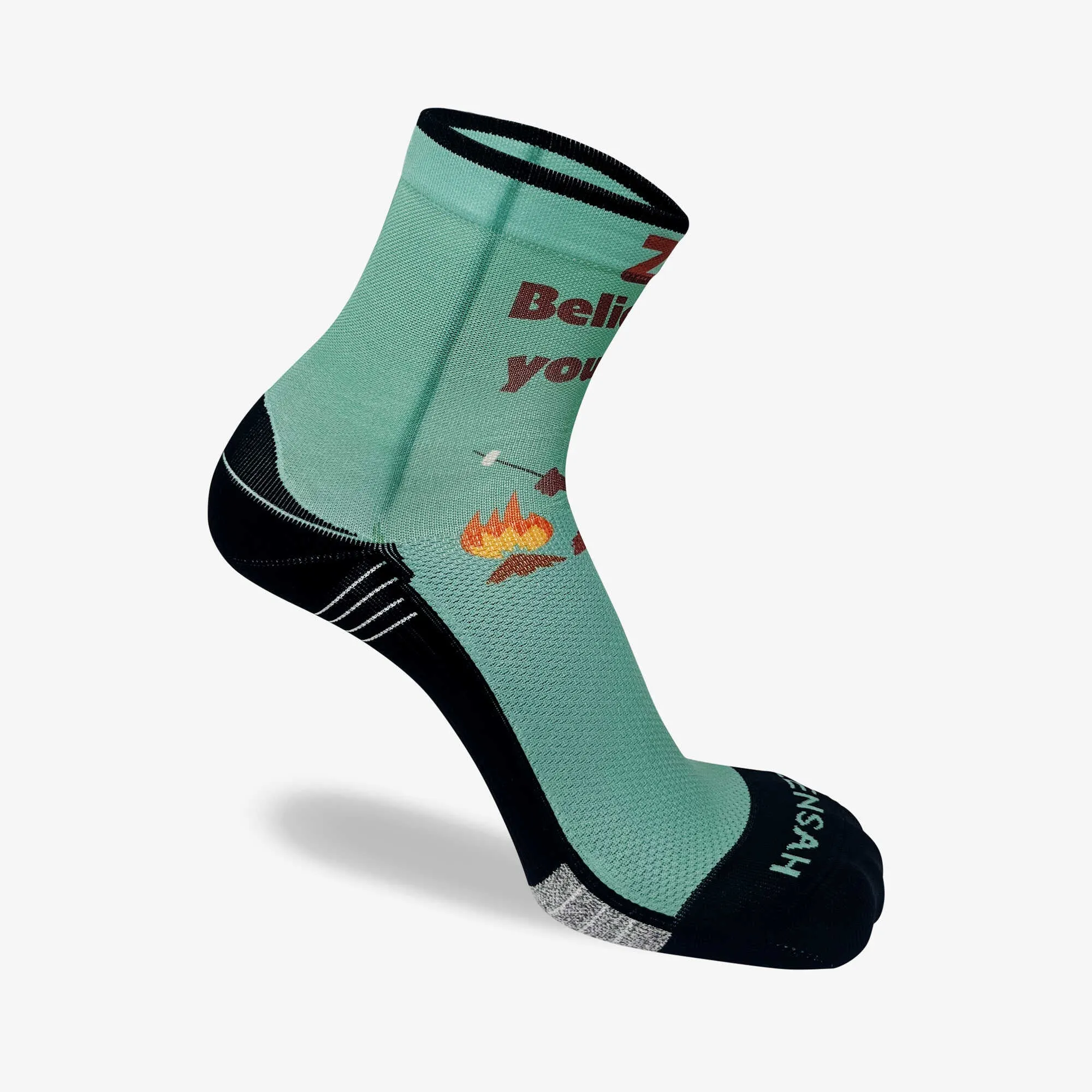 Bigfoot Believe in Yourself Socks (Mini-Crew) sold by Zensah product image thumbnail 3