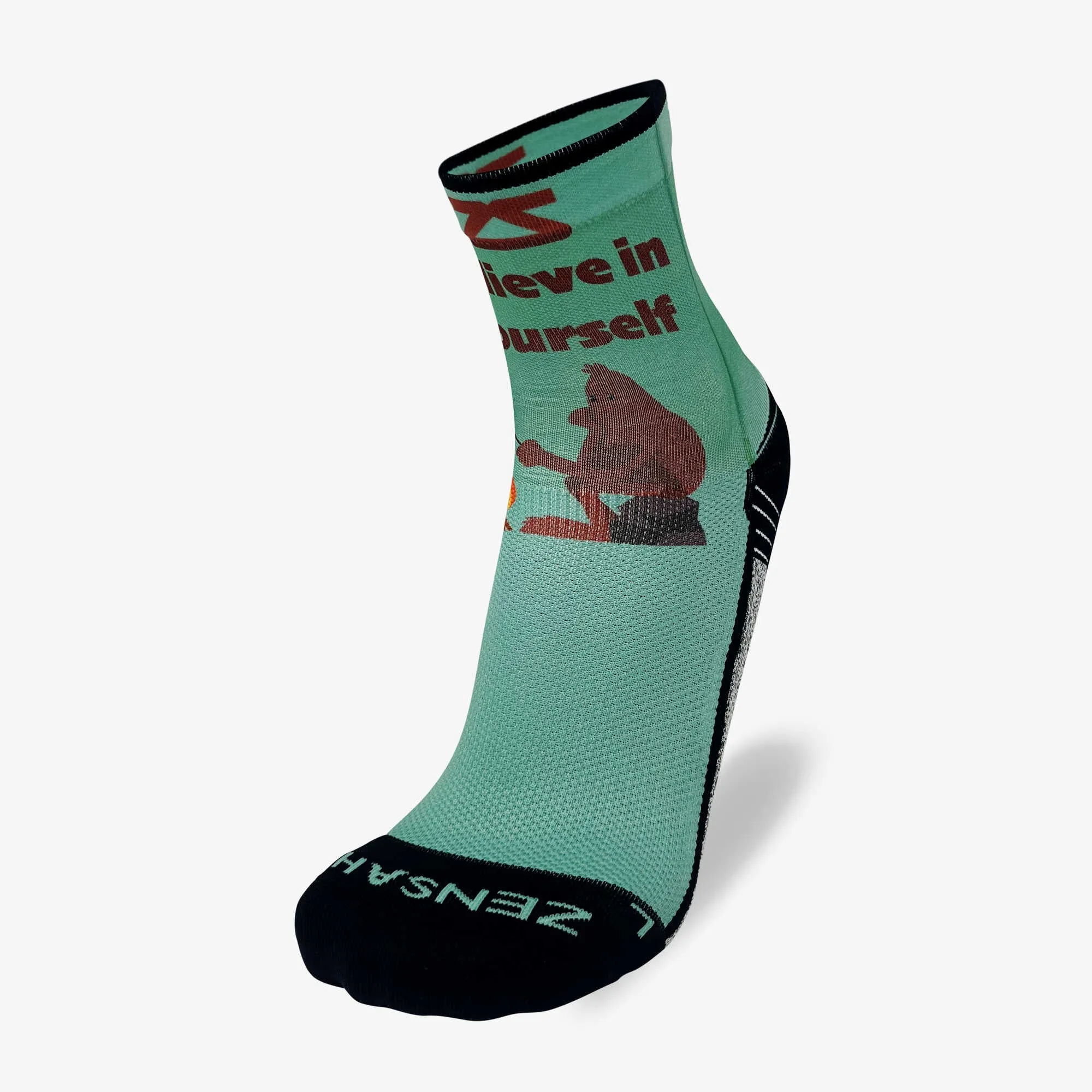 Bigfoot Believe in Yourself Socks (Mini-Crew) sold by Zensah product image thumbnail 4
