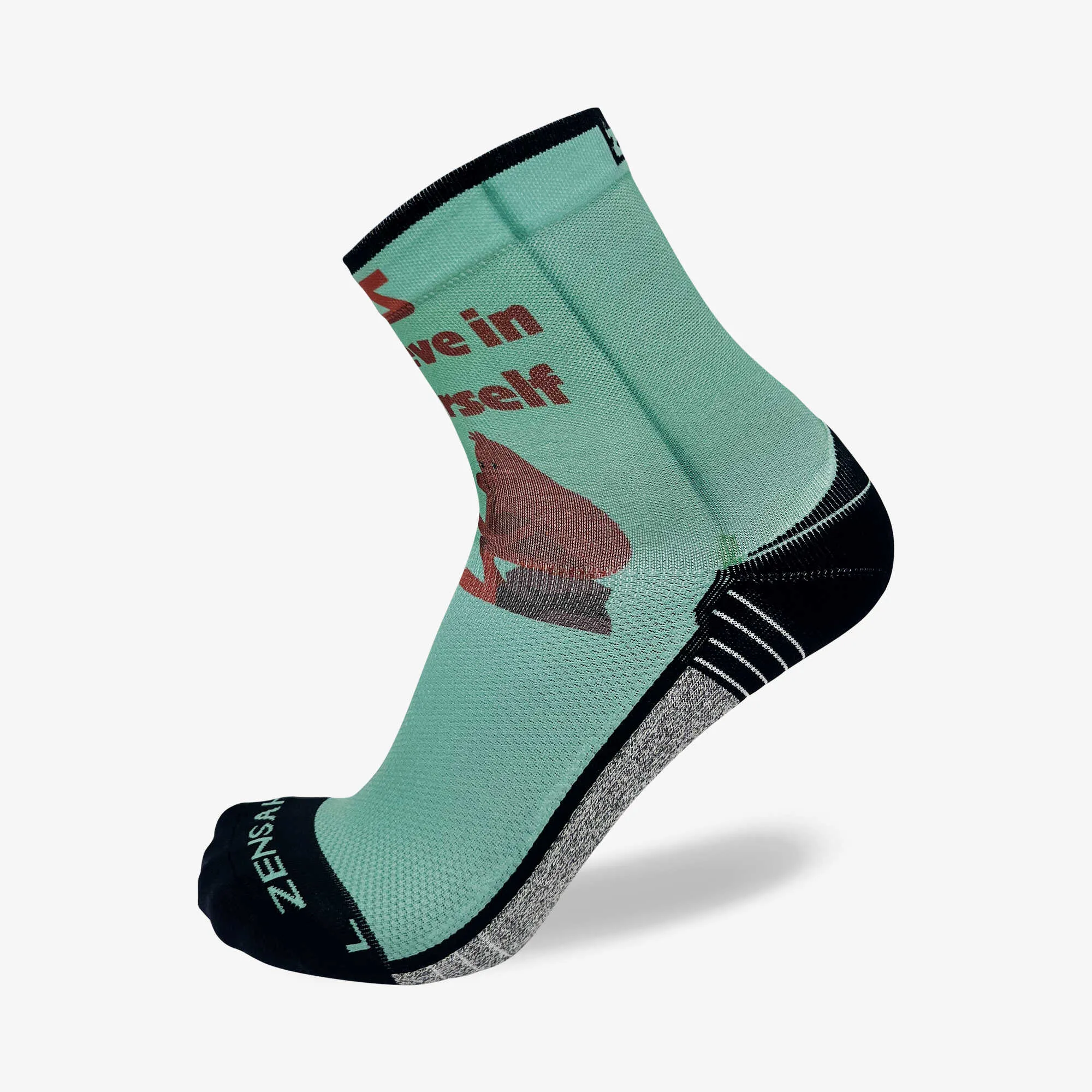 Bigfoot Believe in Yourself Socks (Mini-Crew) sold by Zensah