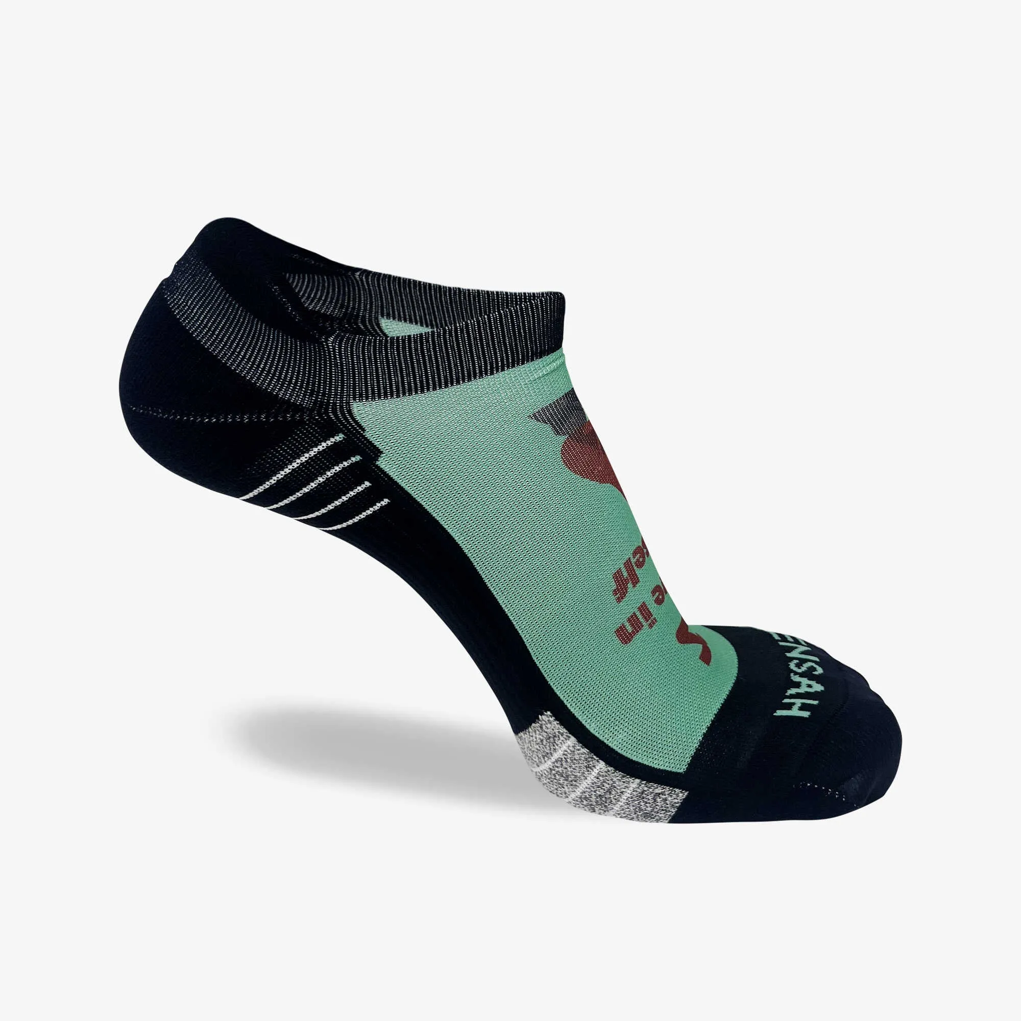 Bigfoot Believe in Yourself Running Socks (No Show) sold by Zensah product image thumbnail 3