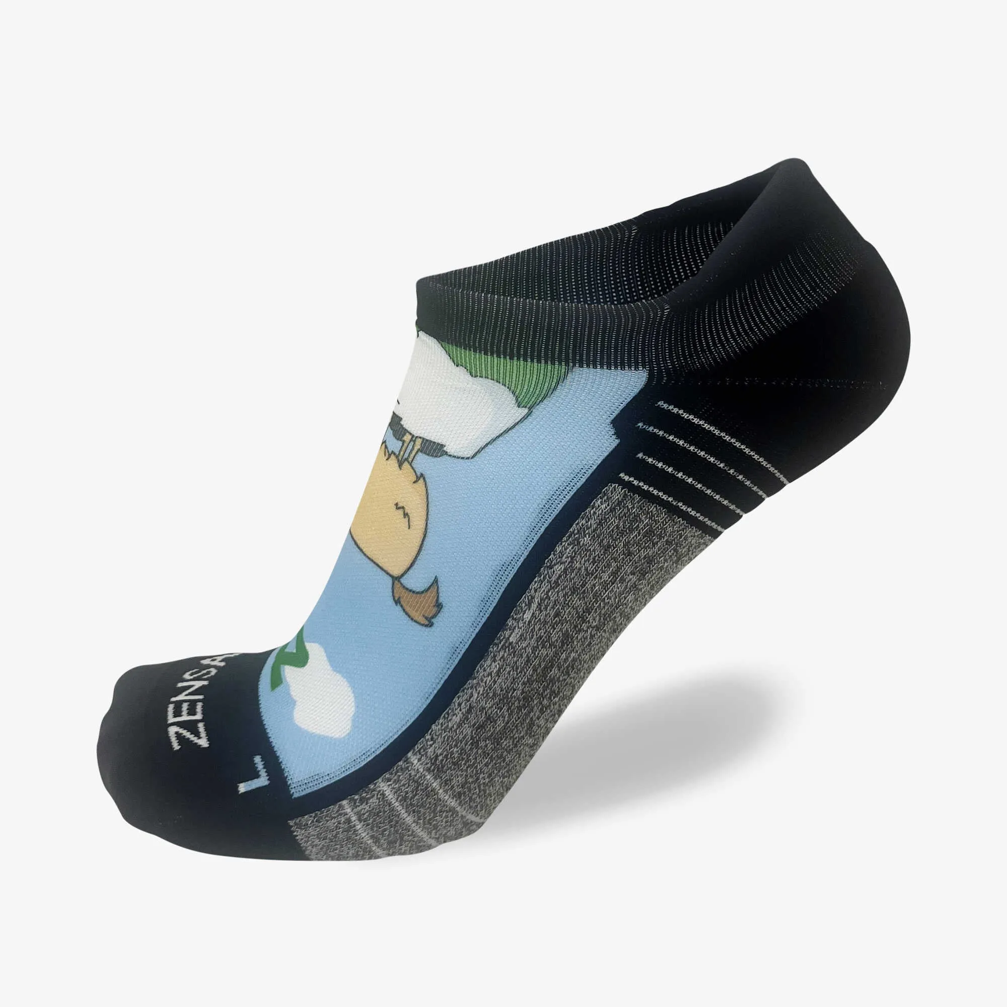Mountaintop Goat Running Socks (No Show) sold by Zensah