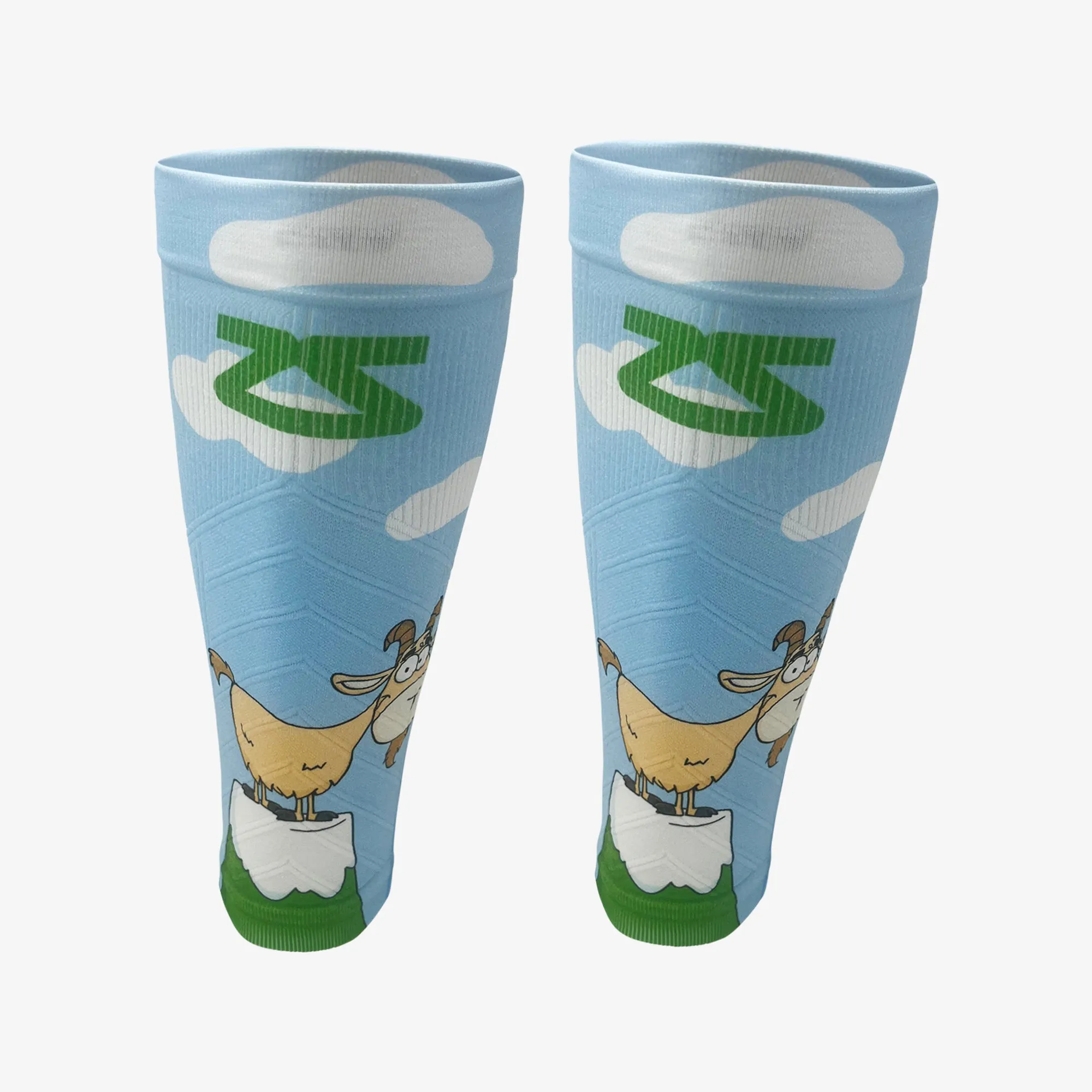 Mountaintop Goat Compression Leg Sleeves sold by Zensah