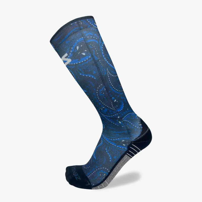 Paisley Compression Socks (Knee-High) sold by Zensah