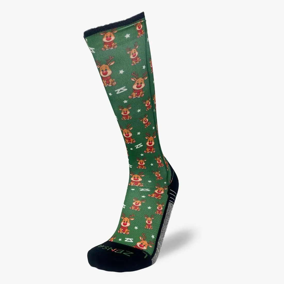 Cute Reindeers Compression Socks (Knee-High) sold by Zensah product image thumbnail 3