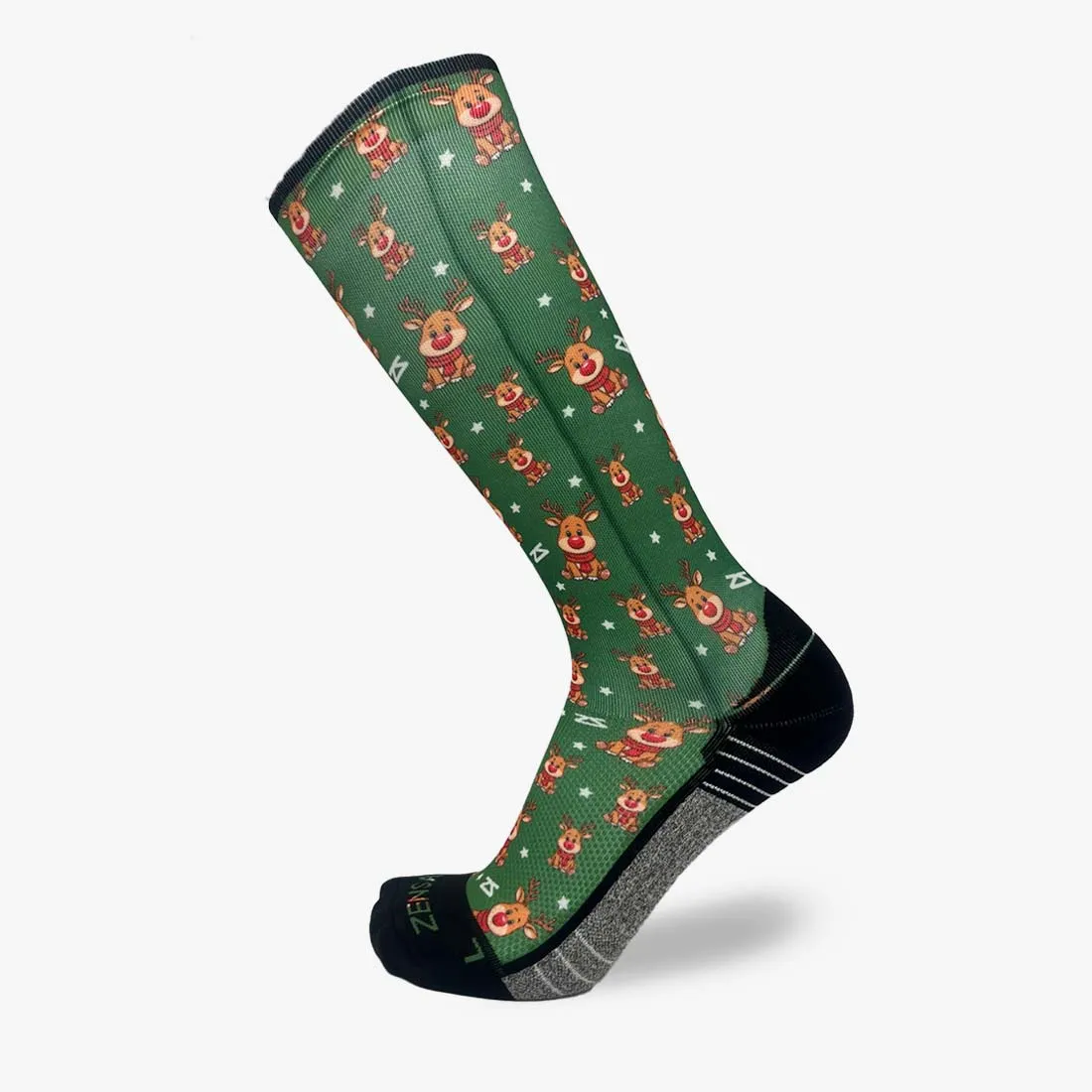 Cute Reindeers Compression Socks (Knee-High) sold by Zensah
